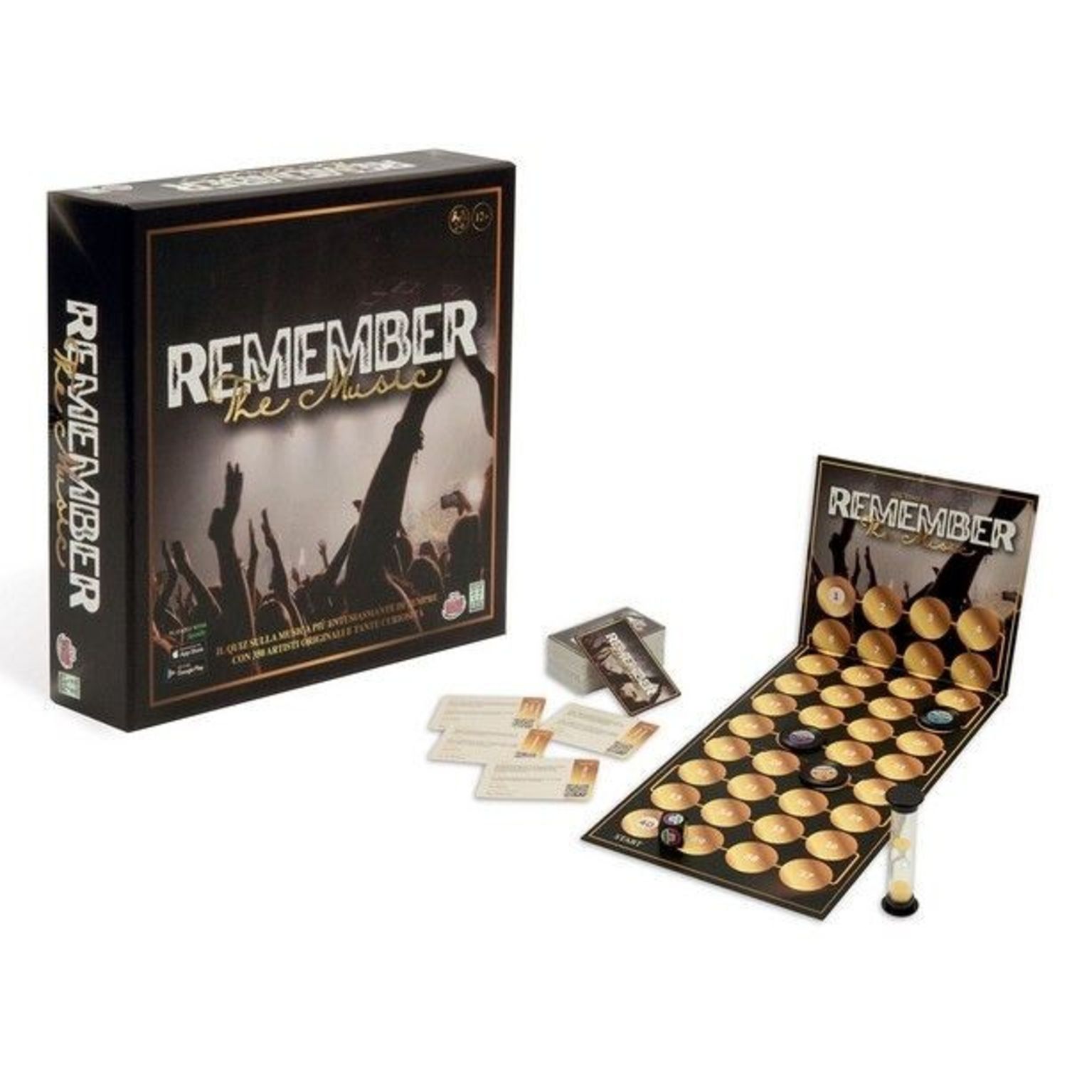 Remember the music: il gioco musicale con 300 artisti, quiz e qrcode spotify - 2-6 giocatori - 12+ - 3D MAGIC