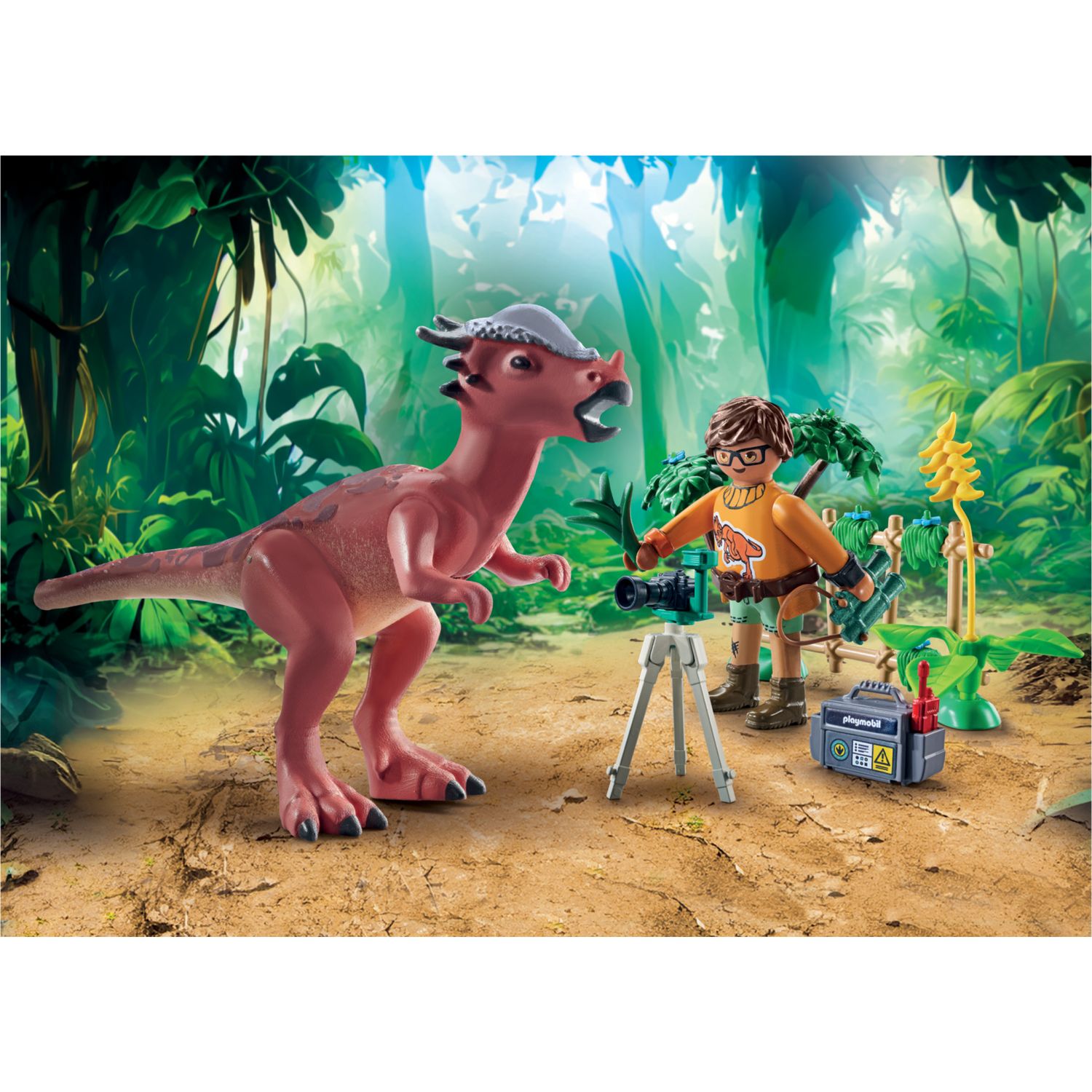 Playmobil dinos 71822 stigimoloch e ricercatore - 4+ anni - Playmobil