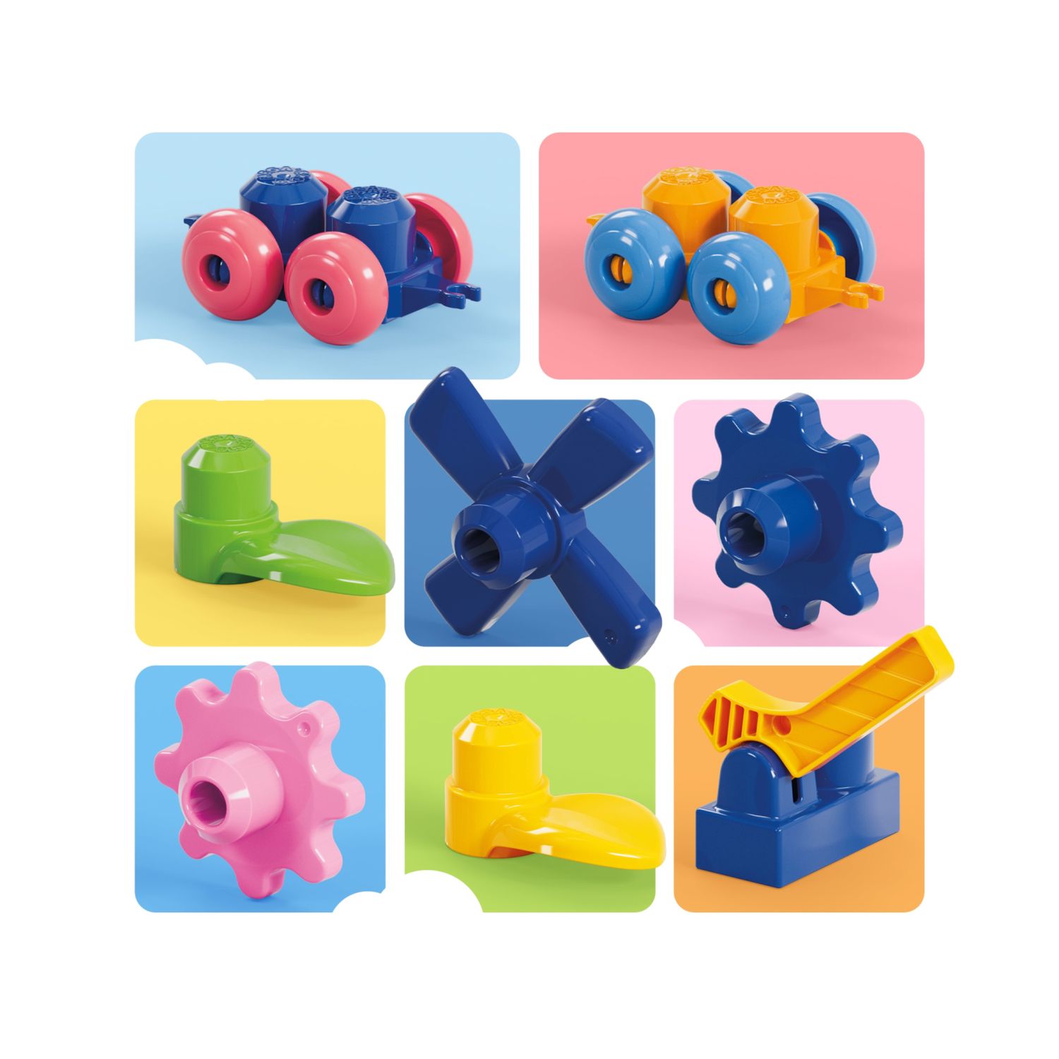 Mega bloks - sacca grande, 130 blocchi colorati e pezzi speciali inclusi - MEGA BLOKS