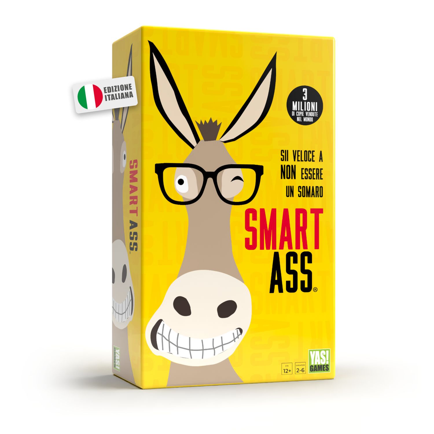 Smart ass yas!games - party game in italiano - 2-6 giocatori - 12+ anni - YAS GAME