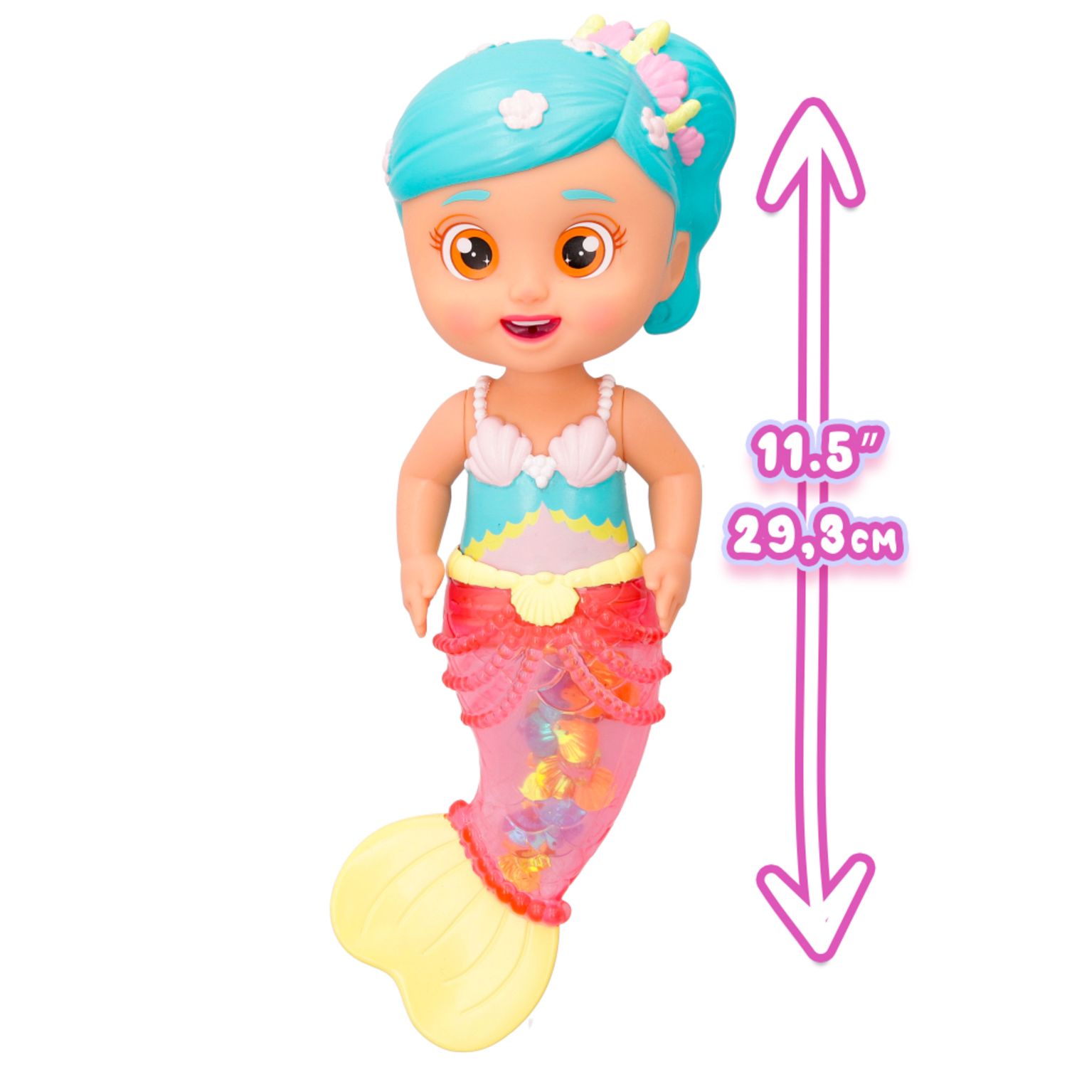 Bloopies shimmer mermaids, bambole bagnetto di sirenette che spruzzano acqua - BLOOPIES