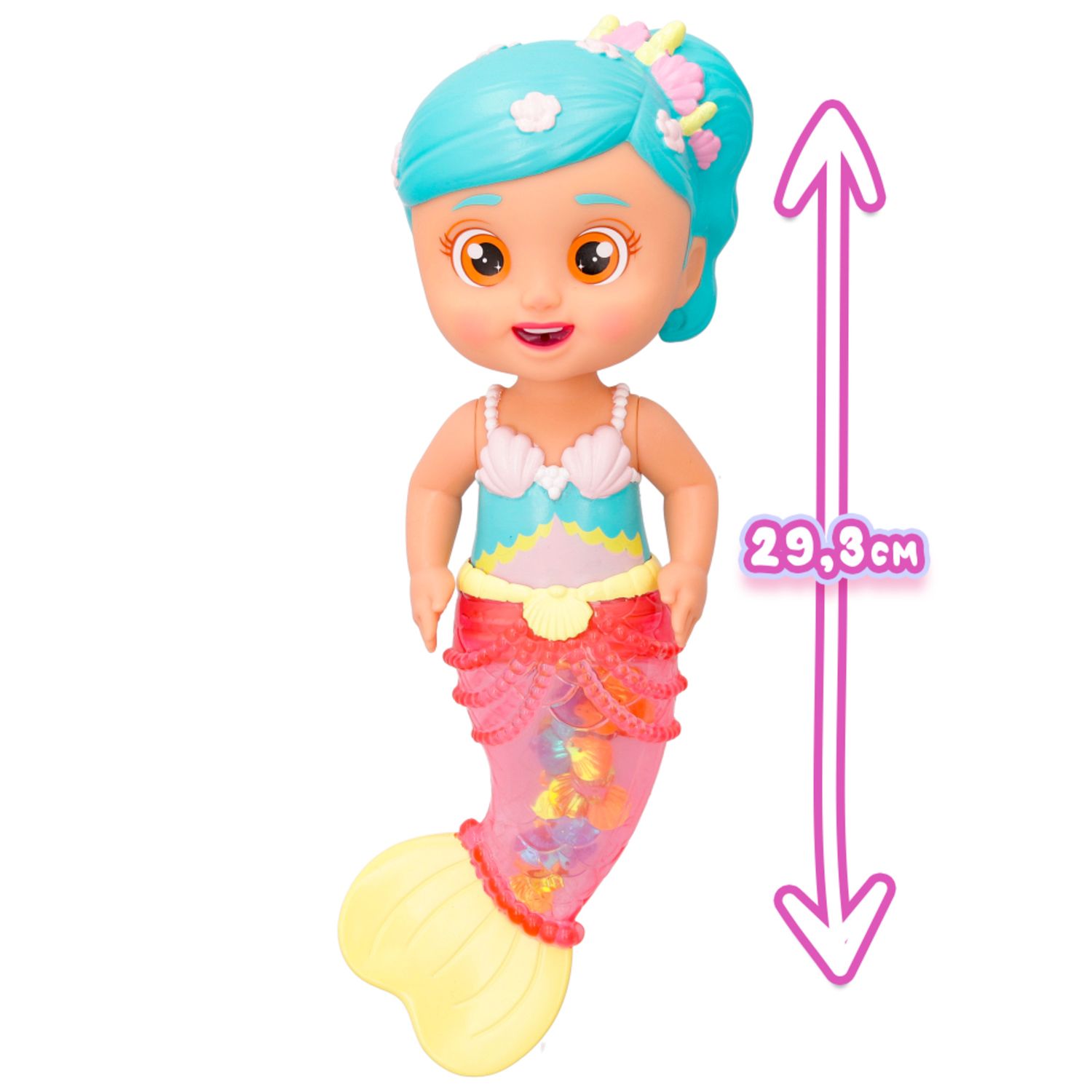 Bloopies shimmer mermaids, bambole bagnetto di sirenette che spruzzano acqua - BLOOPIES