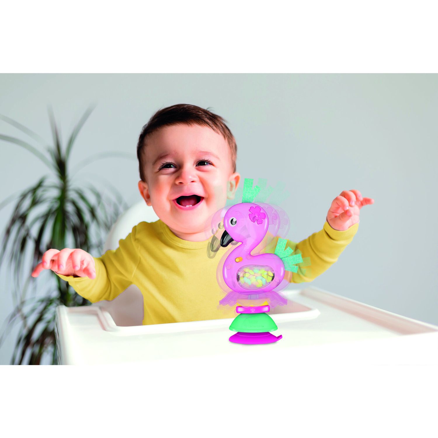 Baby clementoni - fancy flamingo shake & play - 17492 - BABY CLEMENTONI