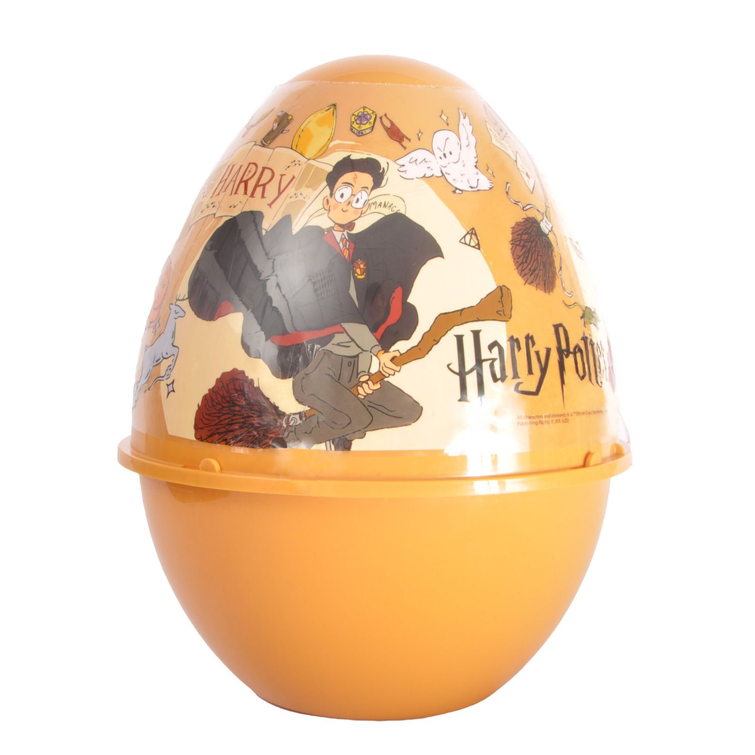 Uovo delle sorprese harry potter - pvc oro con sleeever personalizzato - sorprese magiche - Harry Potter