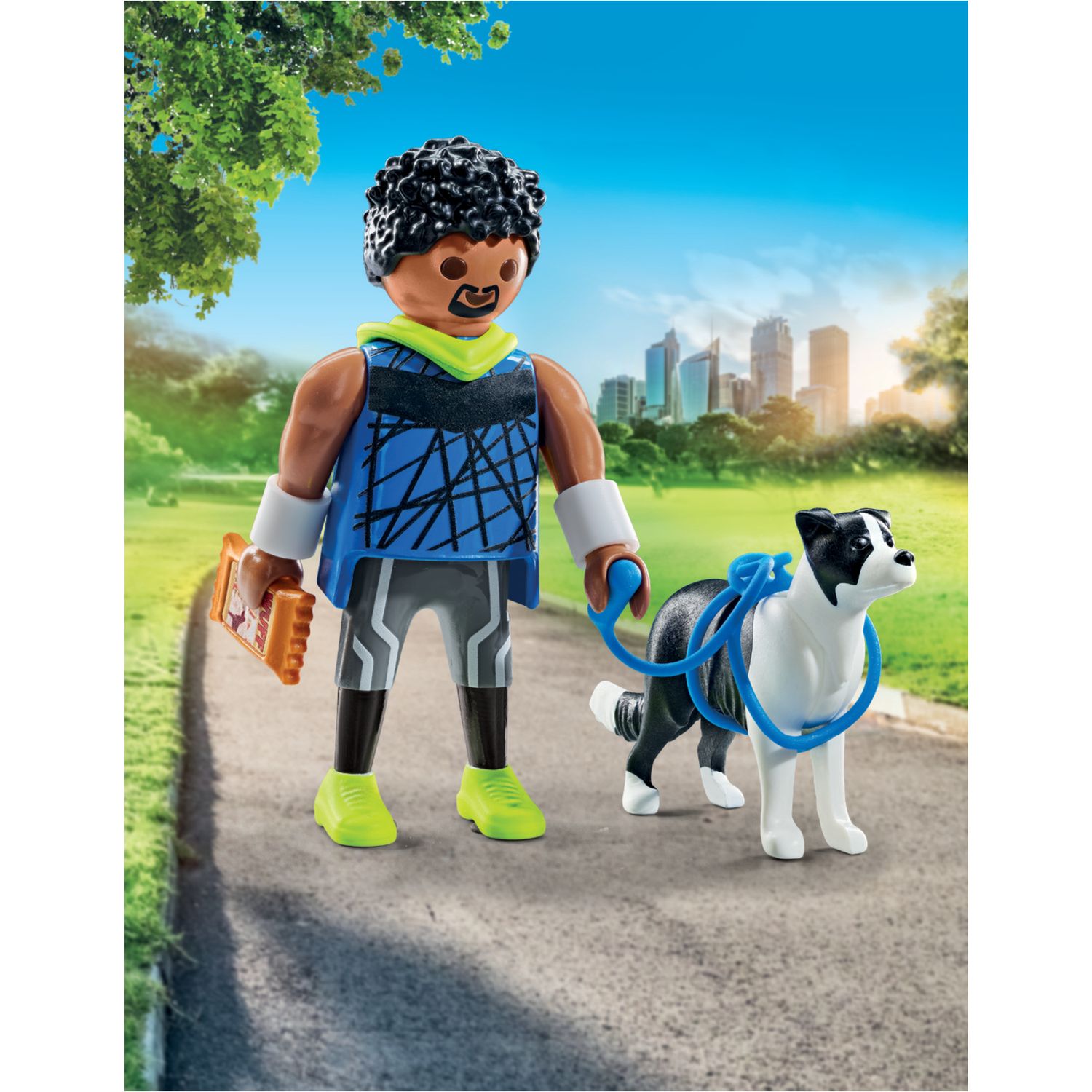 Playmobil my life 71740 border collie con personaggio - 4+ anni - Playmobil