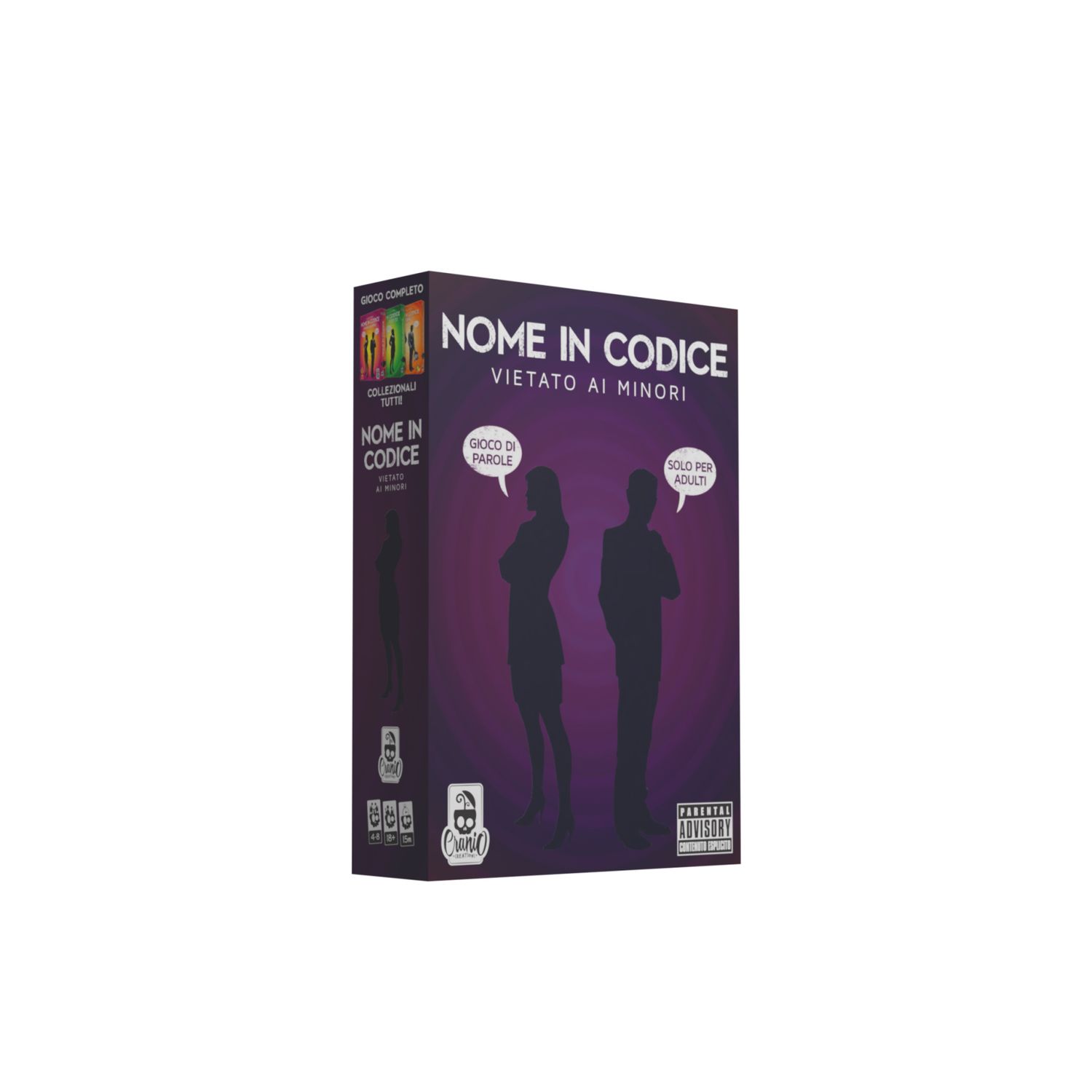 Nome in codice - vietato ai minori, gioco da tavolo, 18+, party game - 