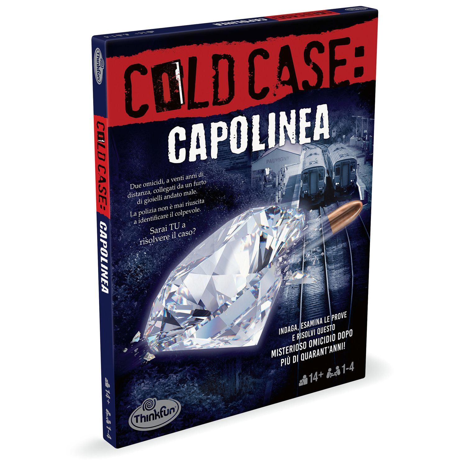 Thinkfun cold case 4: escape room - capolinea - gioco investigativo 14+ - RAVENSBURGER
