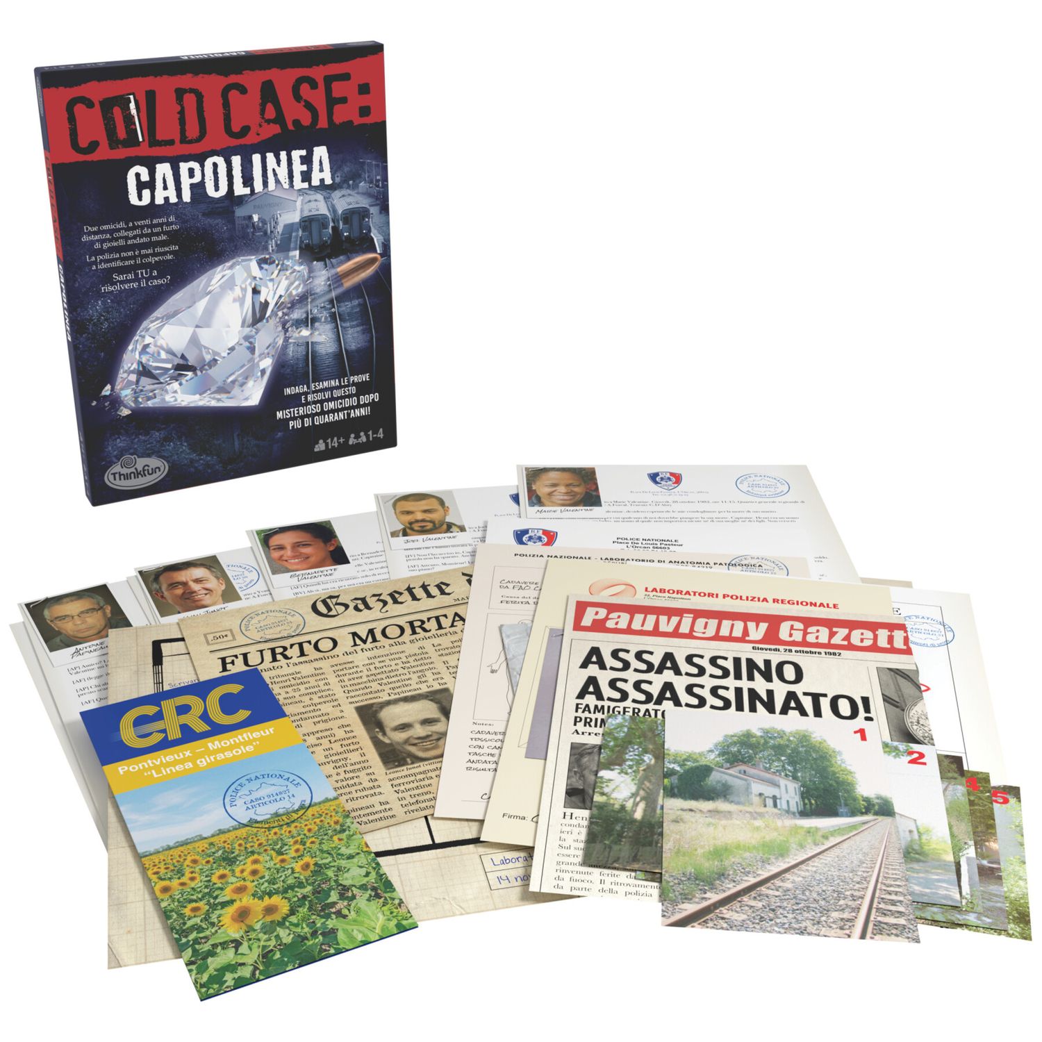 Thinkfun cold case 4: escape room - capolinea - gioco investigativo 14+ - RAVENSBURGER