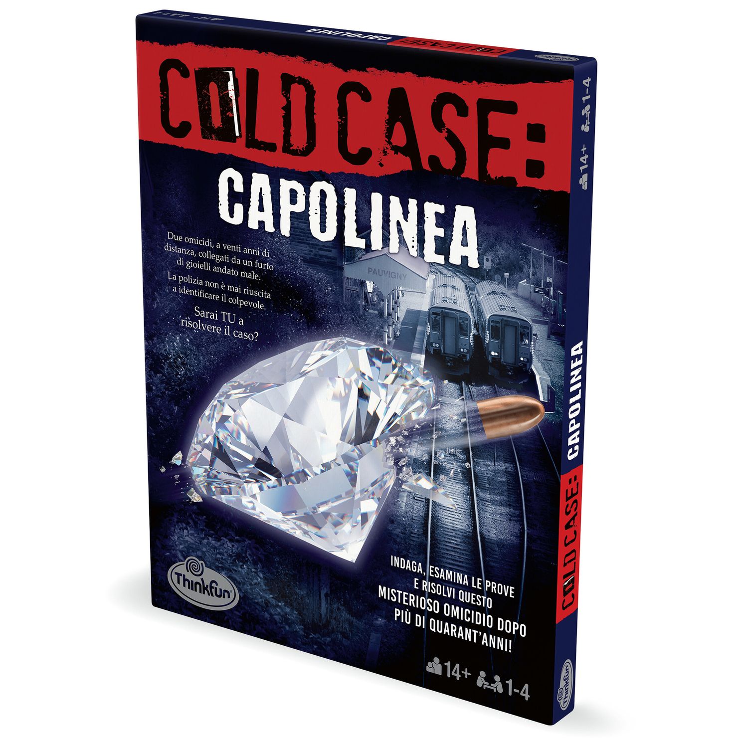 Thinkfun cold case 4: escape room - capolinea - gioco investigativo 14+ - RAVENSBURGER