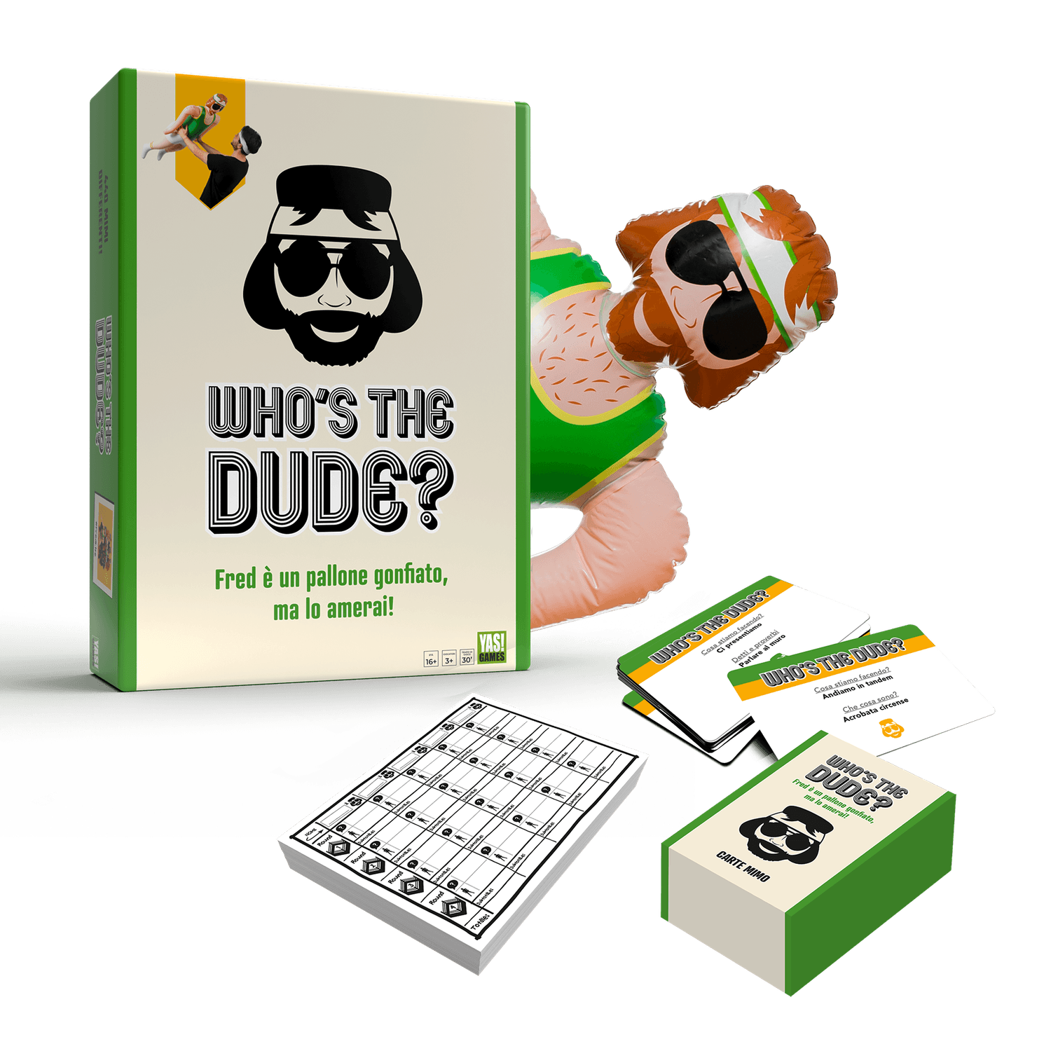 Who's the dude? - yas! games - l'unico in italiano - ROCCO GIOCATTOLI