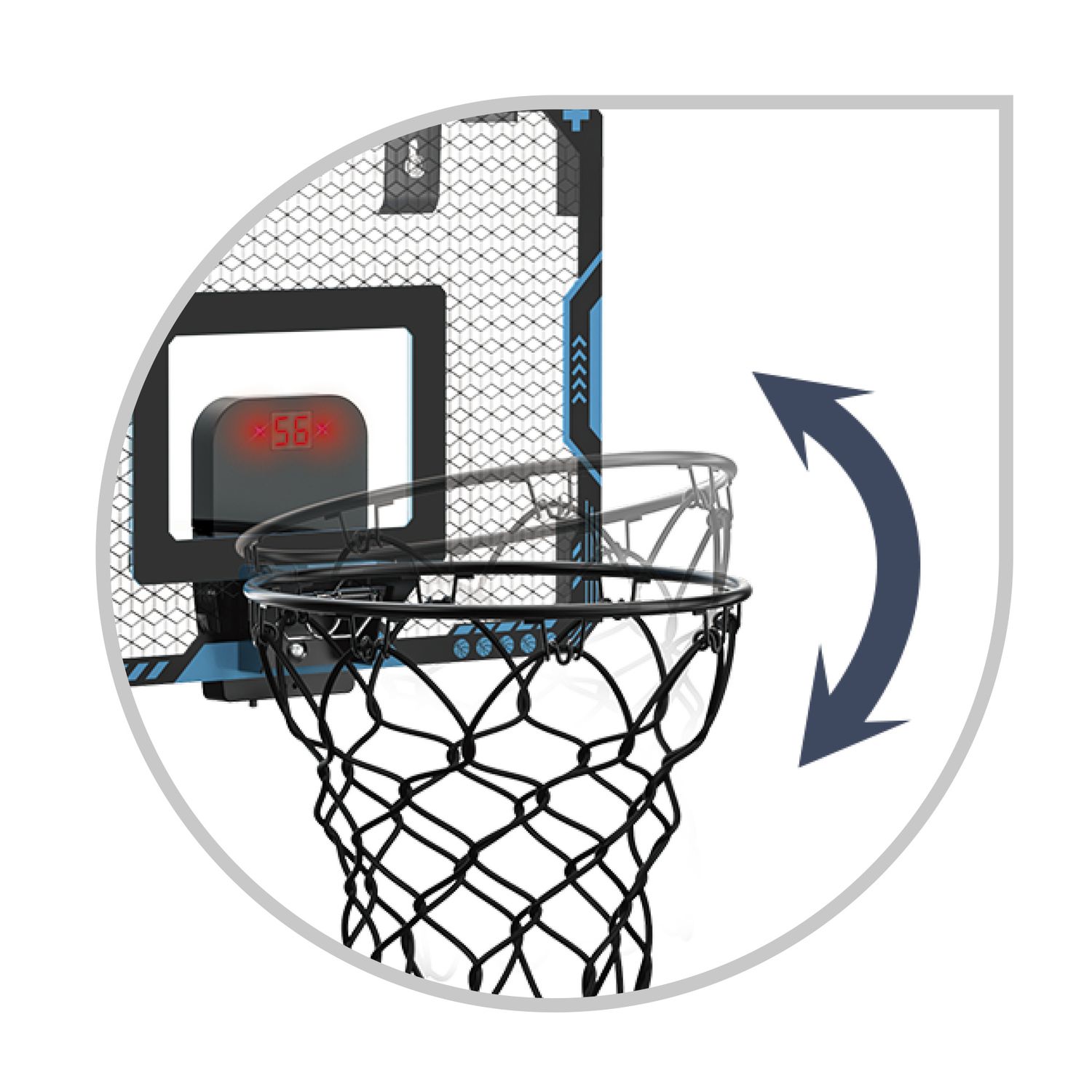 Tabellone da basket elettronico sun&sport – divertimento in casa - SUN&SPORT