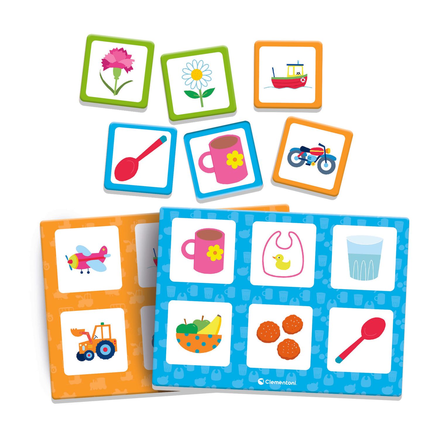 Clementoni montessori parole e immagini 16848 – gioco educativo montessori - SAPIENTINO