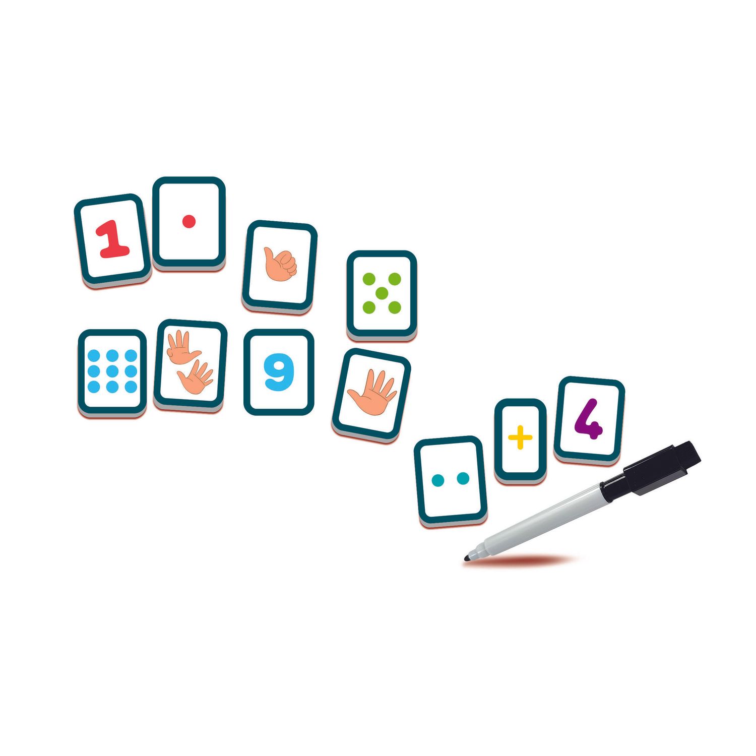 Clementoni sapientino libro magnetico numeri e animali 16493 – gioco educativo numeri e animali - assortito - SAPIENTINO