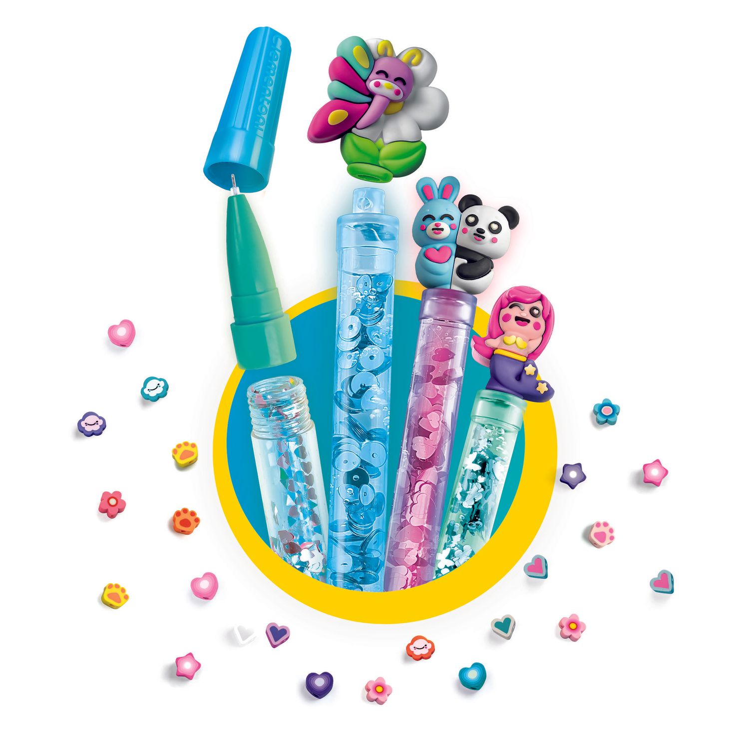 Clementoni create your pens expo 18869 – kit per creare penne colorate - CLEMENTONI