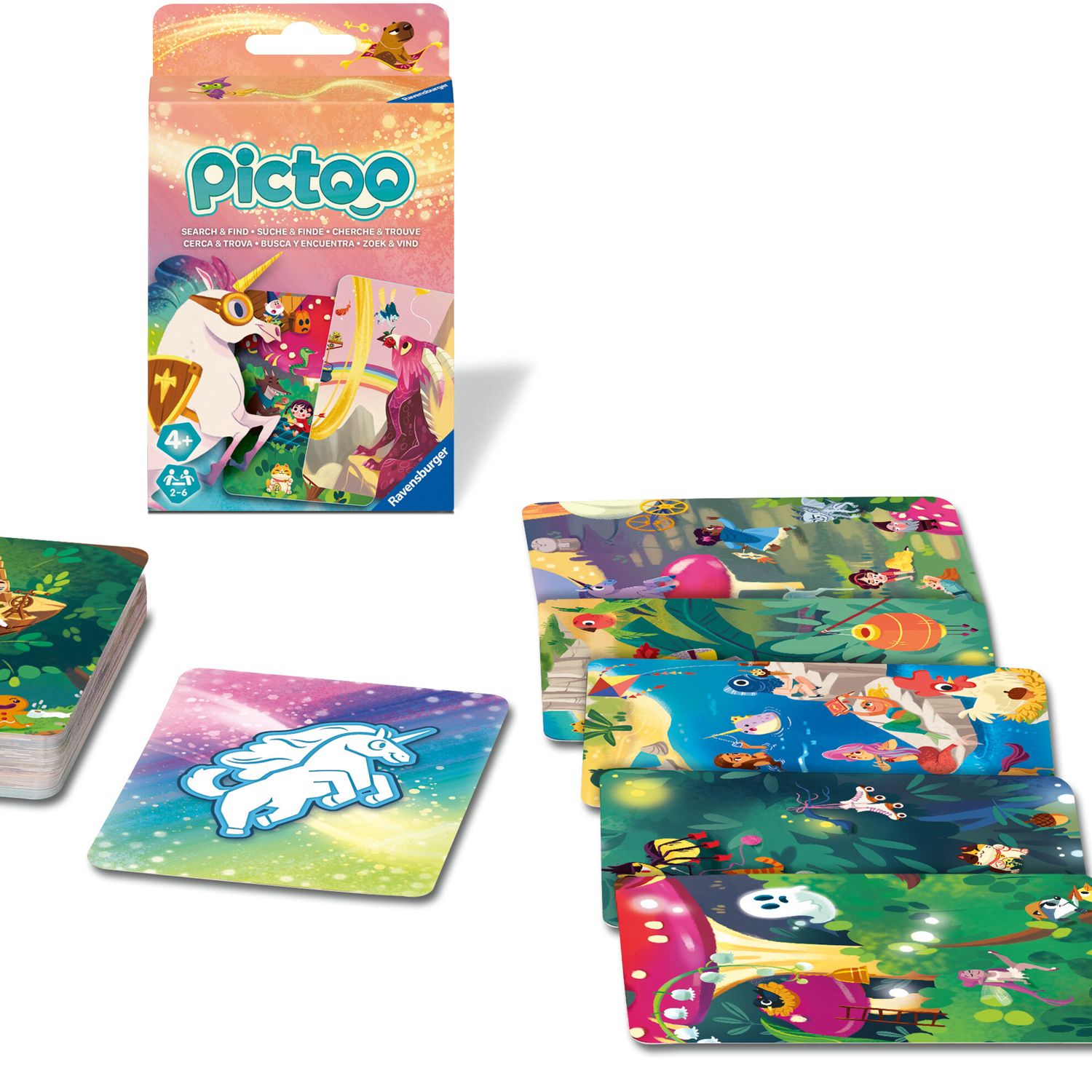 Ravensburger pictoo fantasy - gioco di carte - creatività per bambini e adulti - RAVENSBURGER