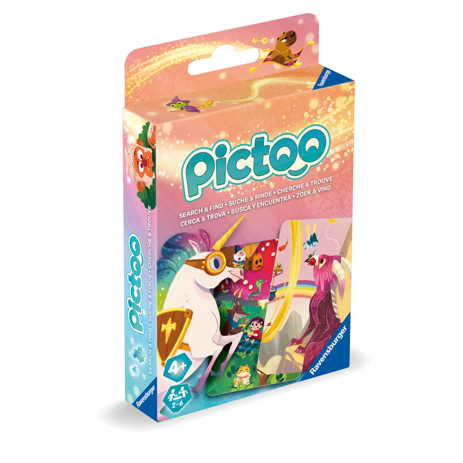 Ravensburger pictoo fantasy - gioco di carte - creatività per bambini e adulti - RAVENSBURGER
