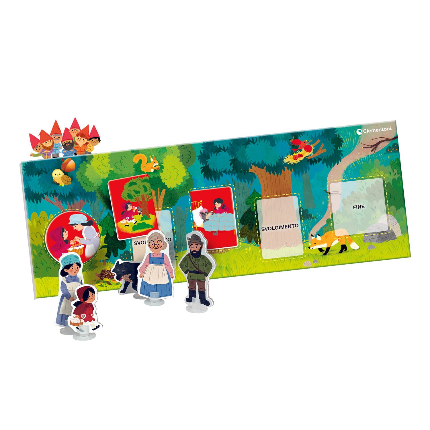 Clementoni montessori mille e una fiaba 16846 – gioco montessori per bambini - SAPIENTINO