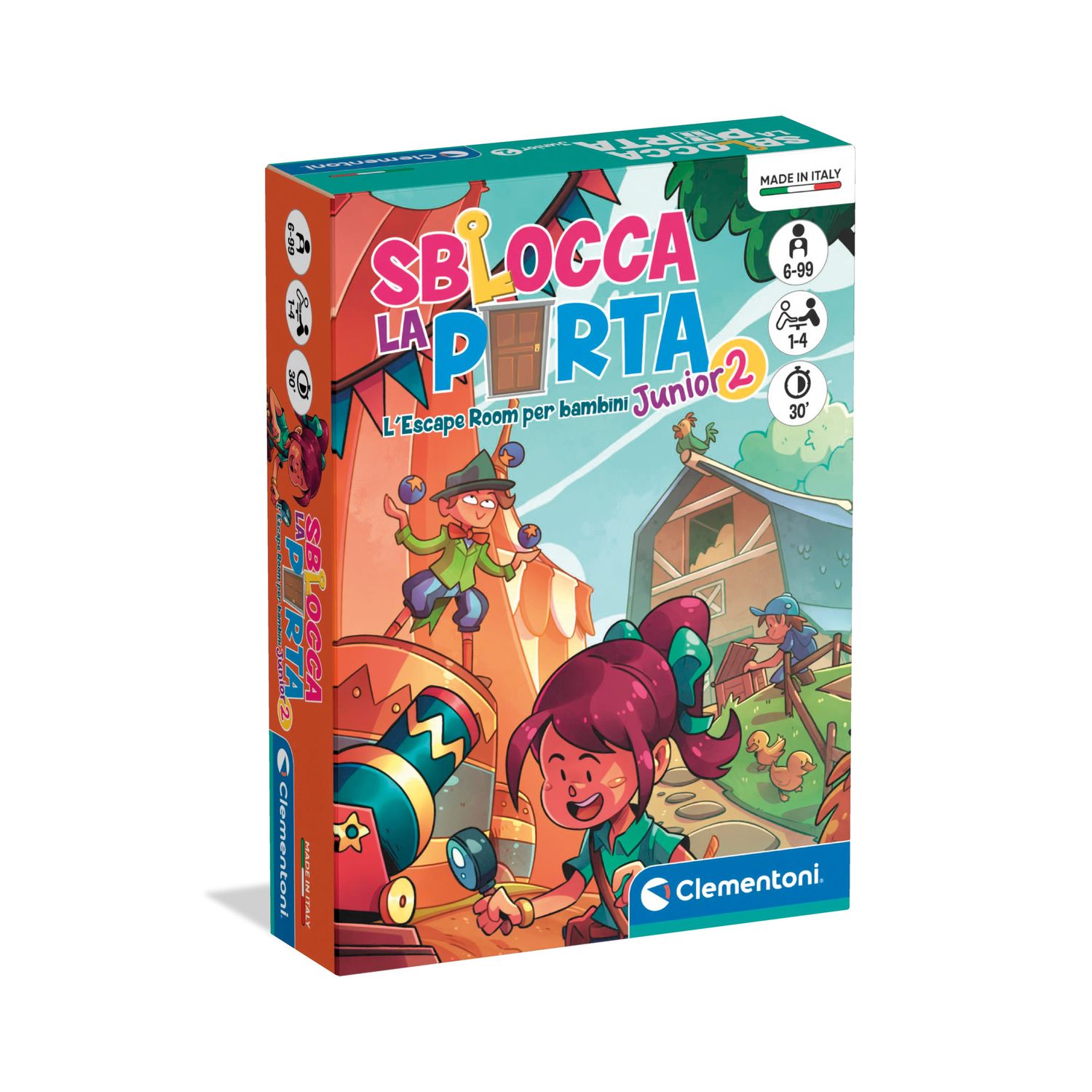 Clementoni sblocca la porta junior 2 16588 – gioco educativo per bambini - CLEMENTONI