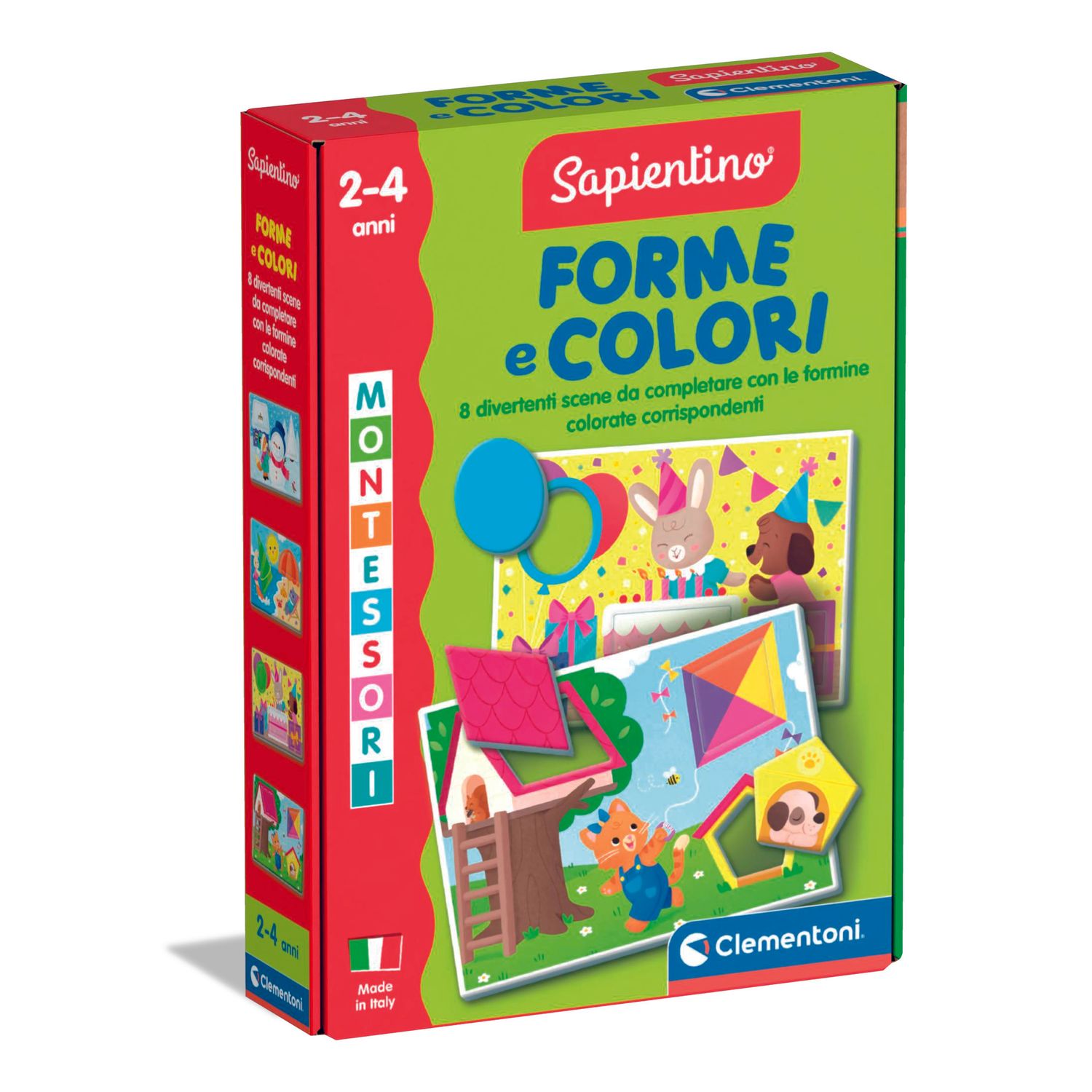 Clementoni montessori forme e colori 16847 – gioco educativo per bambini - SAPIENTINO