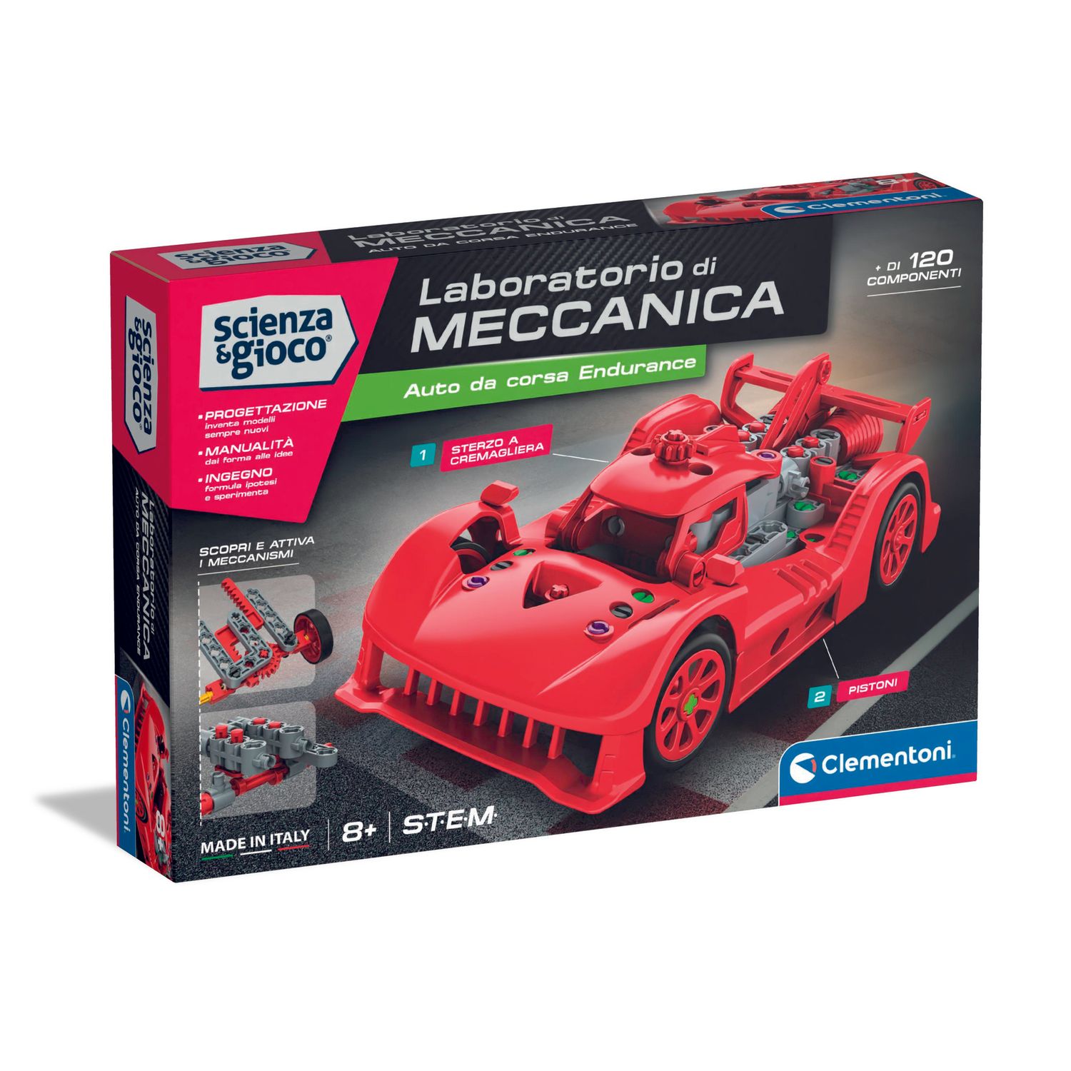 Clementoni scienza & gioco endurance racing car 19404 – gioco