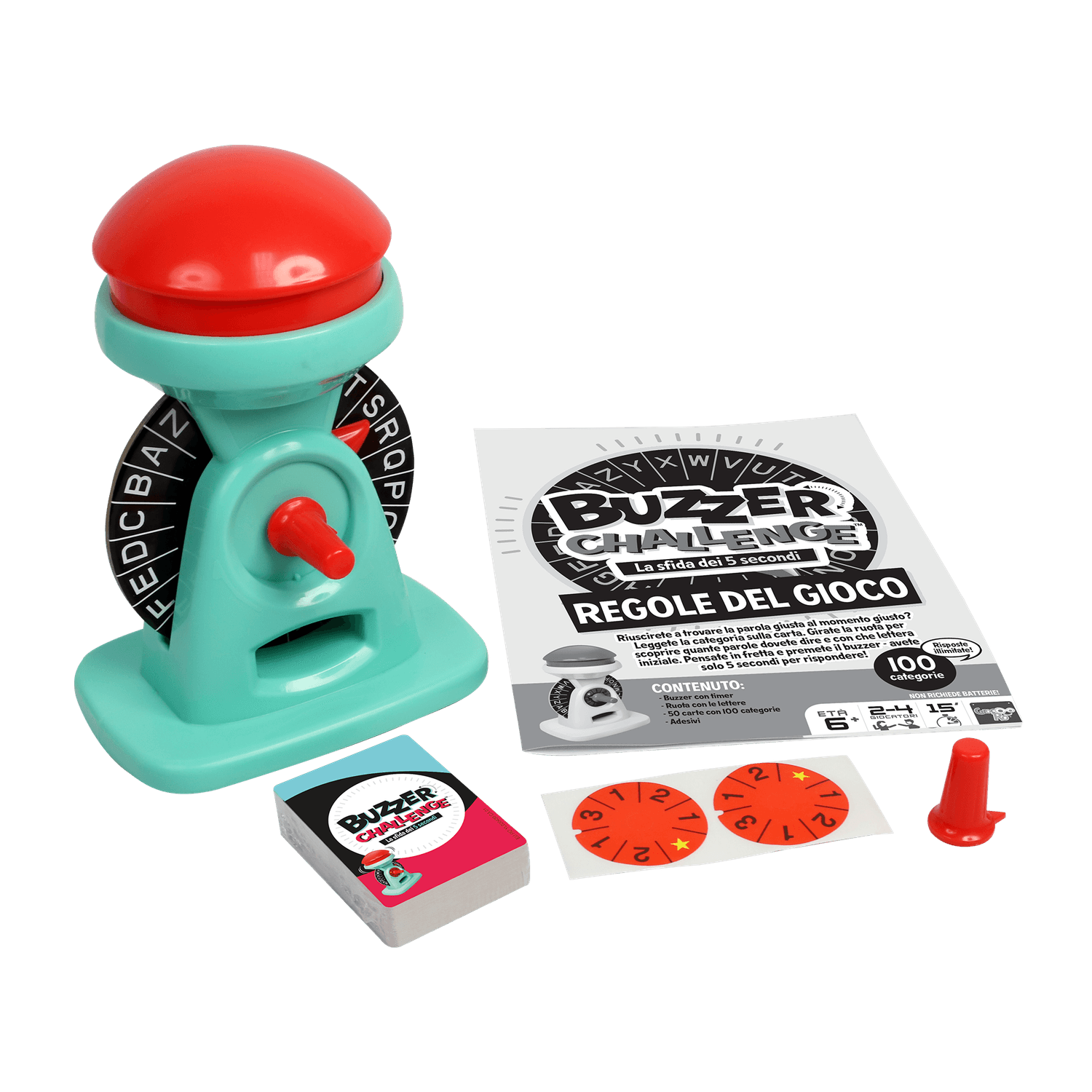 Buzzer challenge - giocoro' - gioco da tavolo per tutta la famiglia - ROCCO GIOCATTOLI