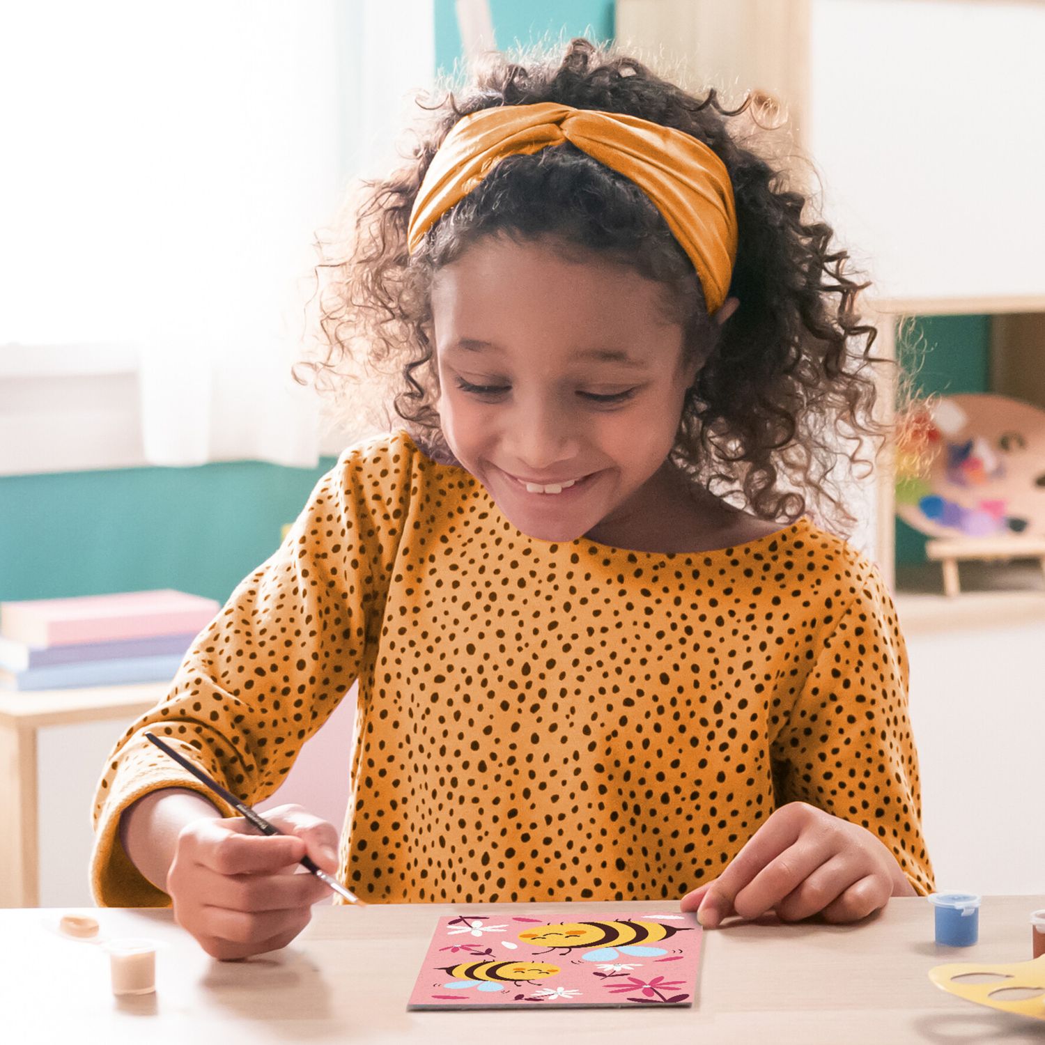 Ravensburger creart - apette felici - kit per dipingere con numeri, 7+ anni - RAVENSBURGER