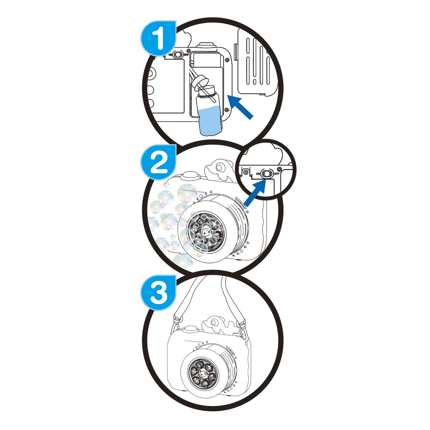 Fotocamera sparabolle - 3+ - sun & sport - SUN&SPORT