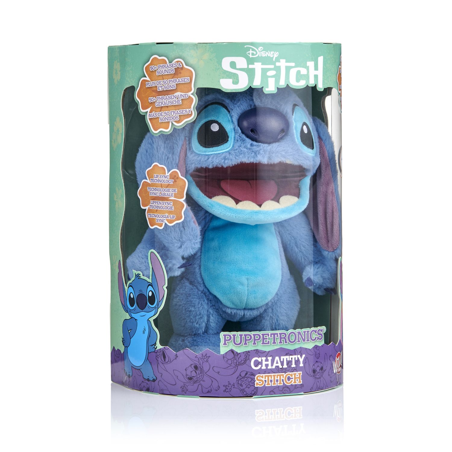 Peluche interattivo stitch 30 cm – parlante e reattivo al tocco - Disney Stitch
