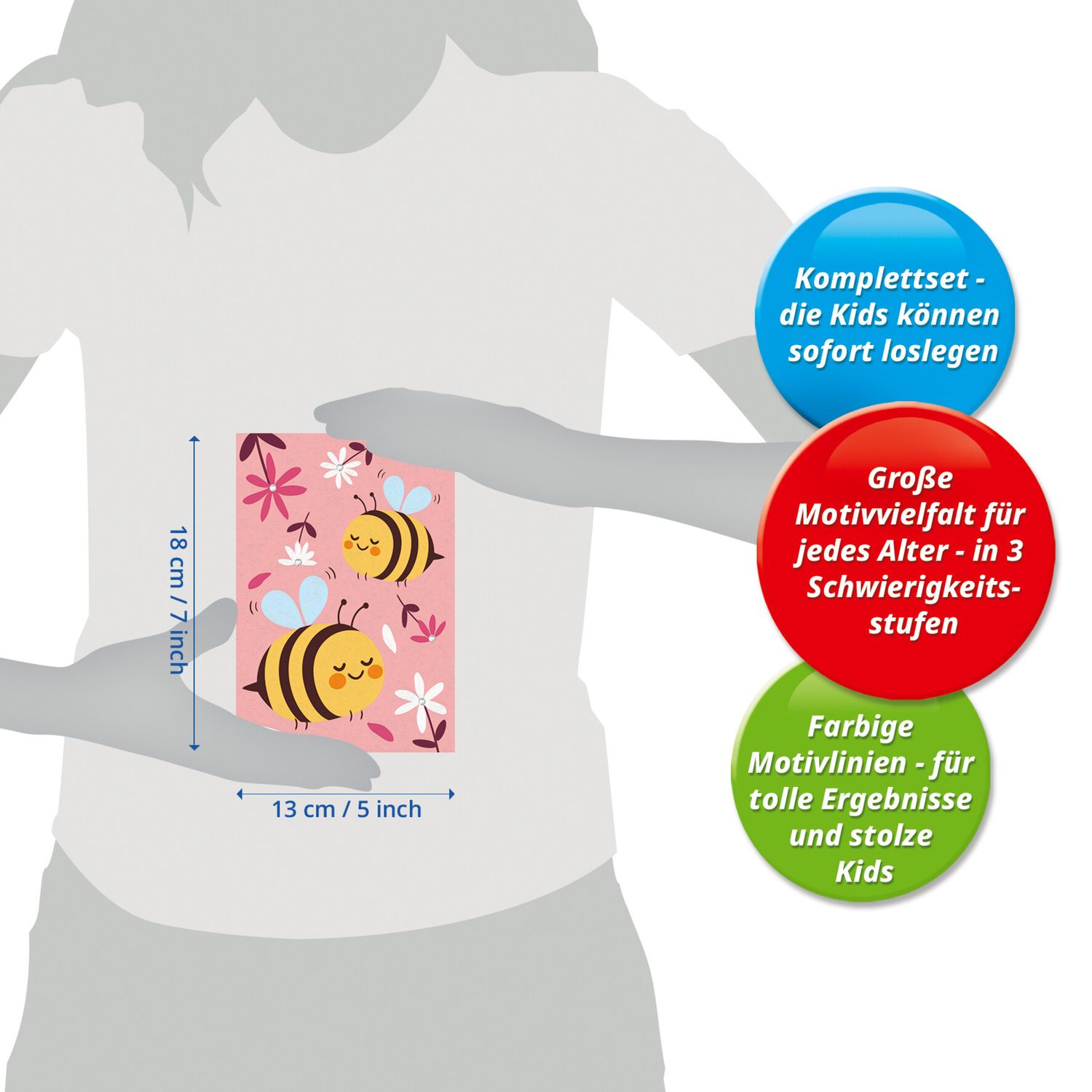 Ravensburger creart - apette felici - kit per dipingere con numeri, 7+ anni - RAVENSBURGER