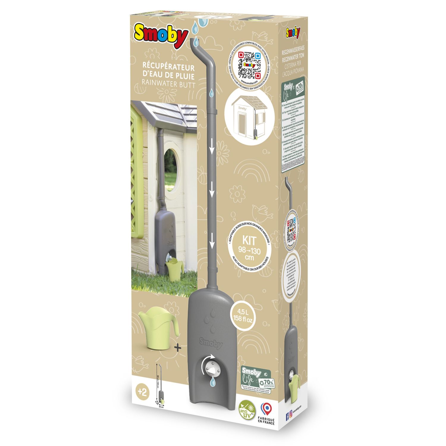 Grondaia accessori smoby life – serbatoio con rubinetto per casette smoby - SMOBY