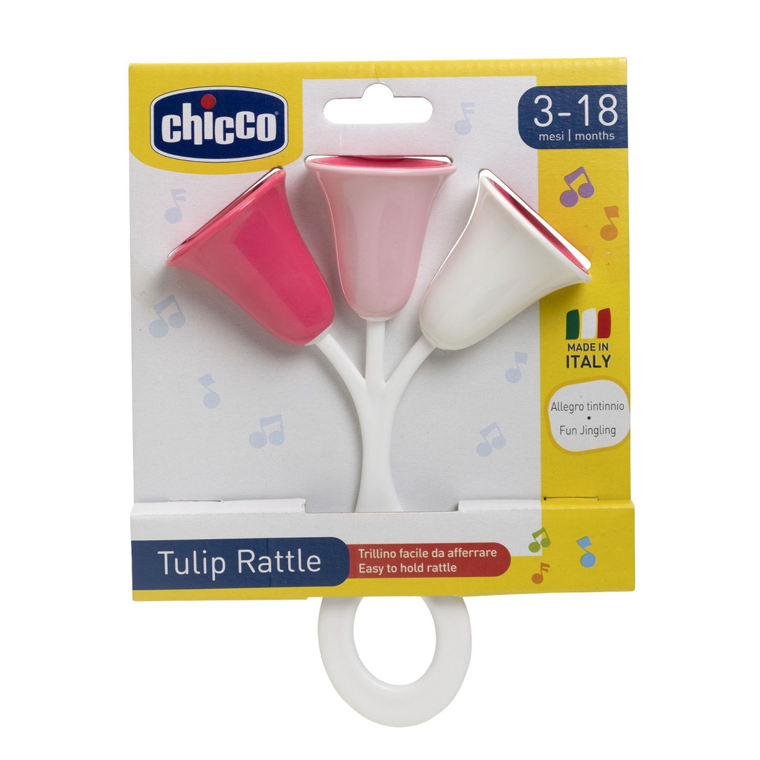 Trillino tulipano rosa- 3m+ - chicco - Chicco
