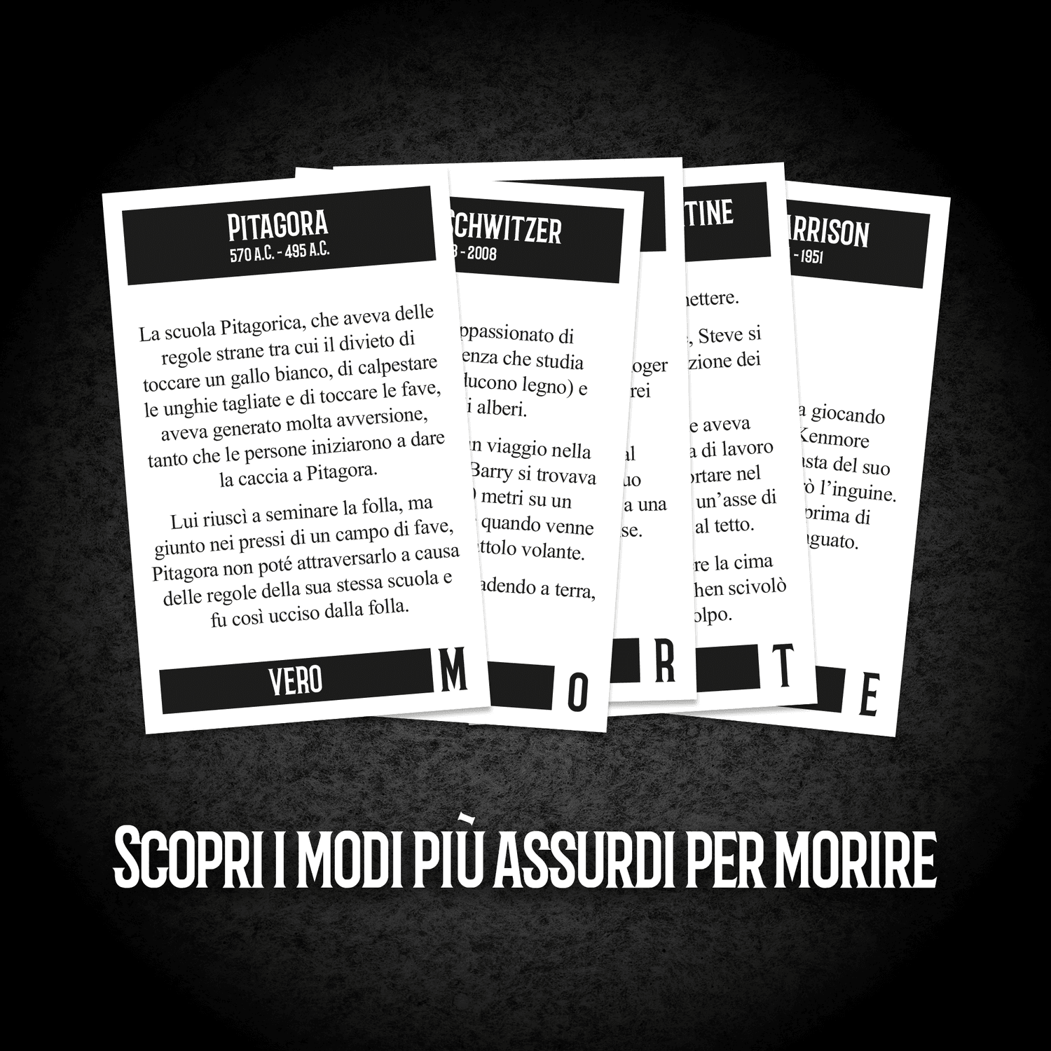 Stupid deaths - yas!games - l'unico in italiano - party games - ROCCO GIOCATTOLI