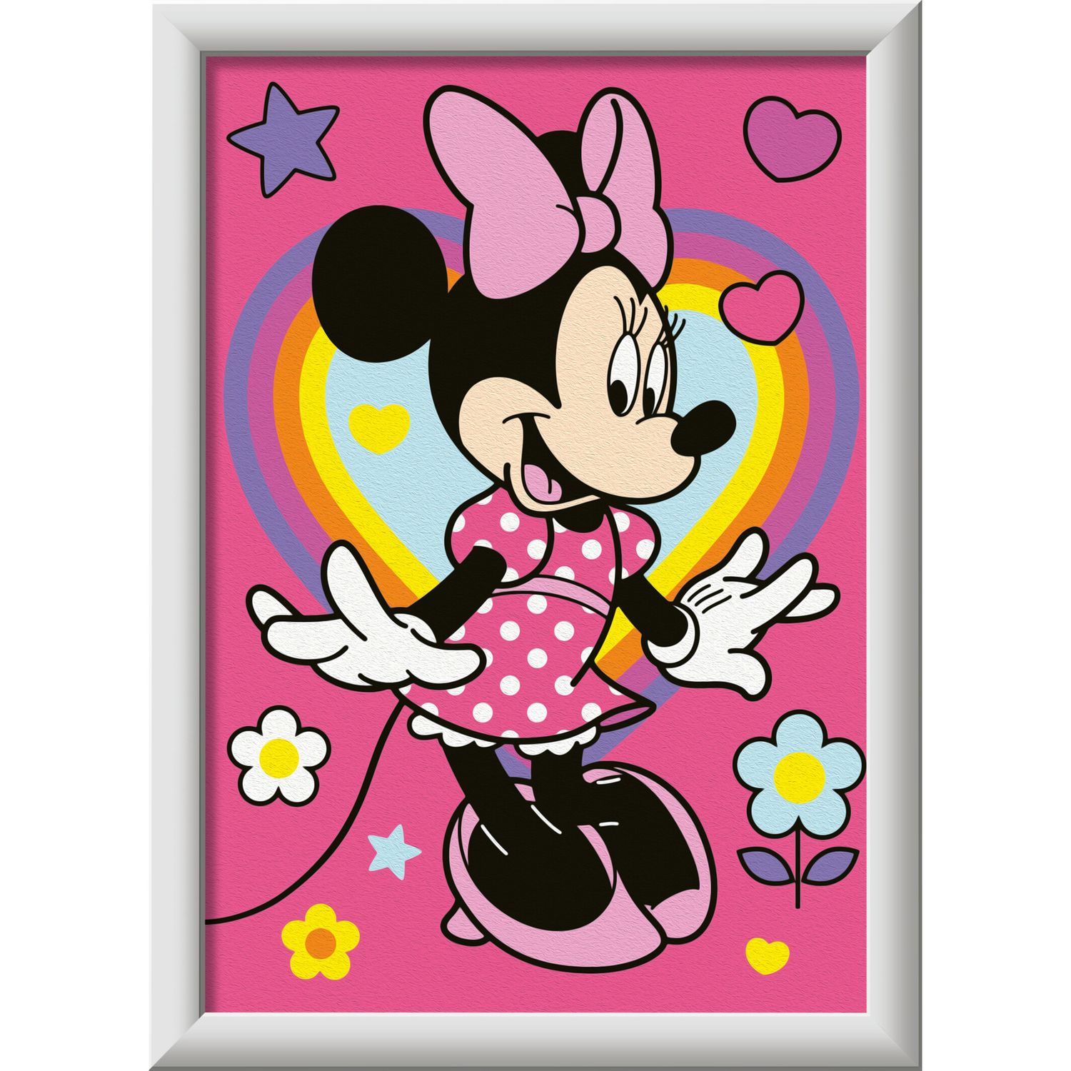Ravensburger creart - minnie - dipingi con i numeri, set completo 7+ anni - Minnie
