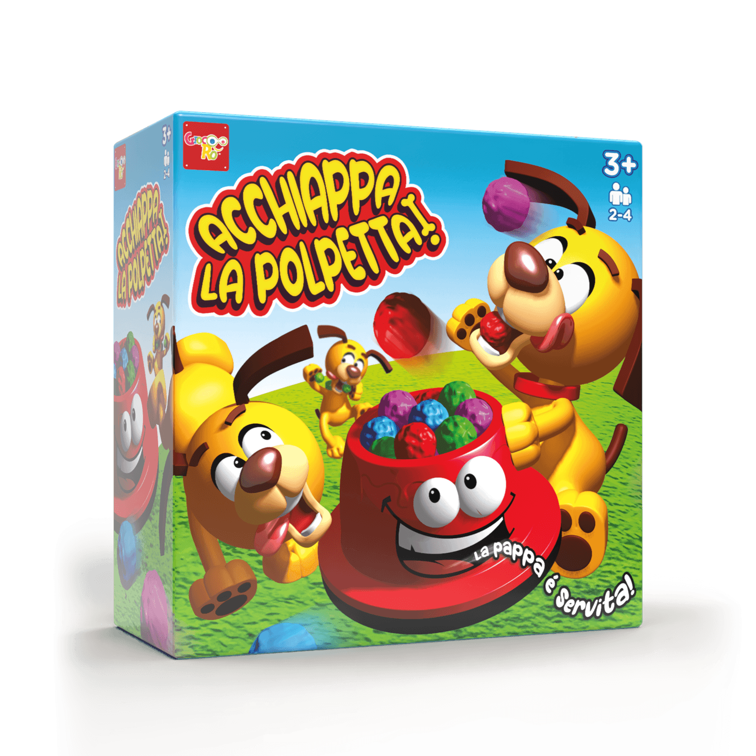 Acchiappa la polpetta - giocoro' - gioco da tavolo per bambini - ROCCO GIOCATTOLI