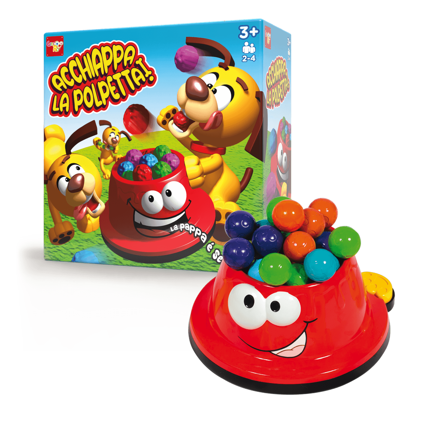 Acchiappa la polpetta - giocoro' - gioco da tavolo per bambini - ROCCO GIOCATTOLI