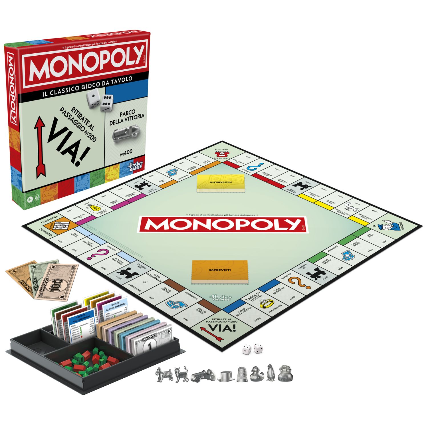 Monopoly classico edizione 2025: il classico gioco da tavolo di affari e investimenti – 2-6 giocatori – 8+ - MONOPOLY