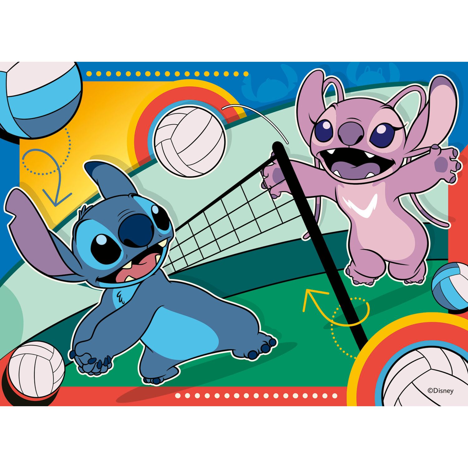 Ravensburger - puzzle disney stitch - set 4 in 1 | 4 puzzle (12-16-20-24 pezzi) -età 3+ - Disney Stitch
