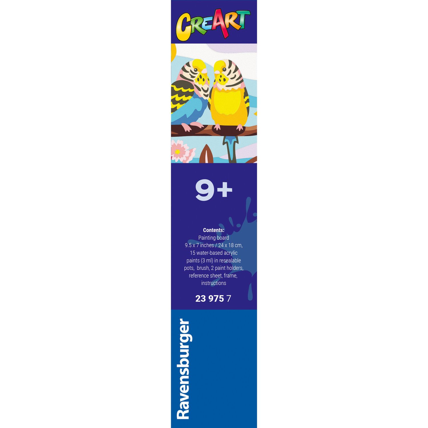 Ravensburger creart - gli inseparabili - kit di disegno con colori e pennello, 9+ anni - RAVENSBURGER