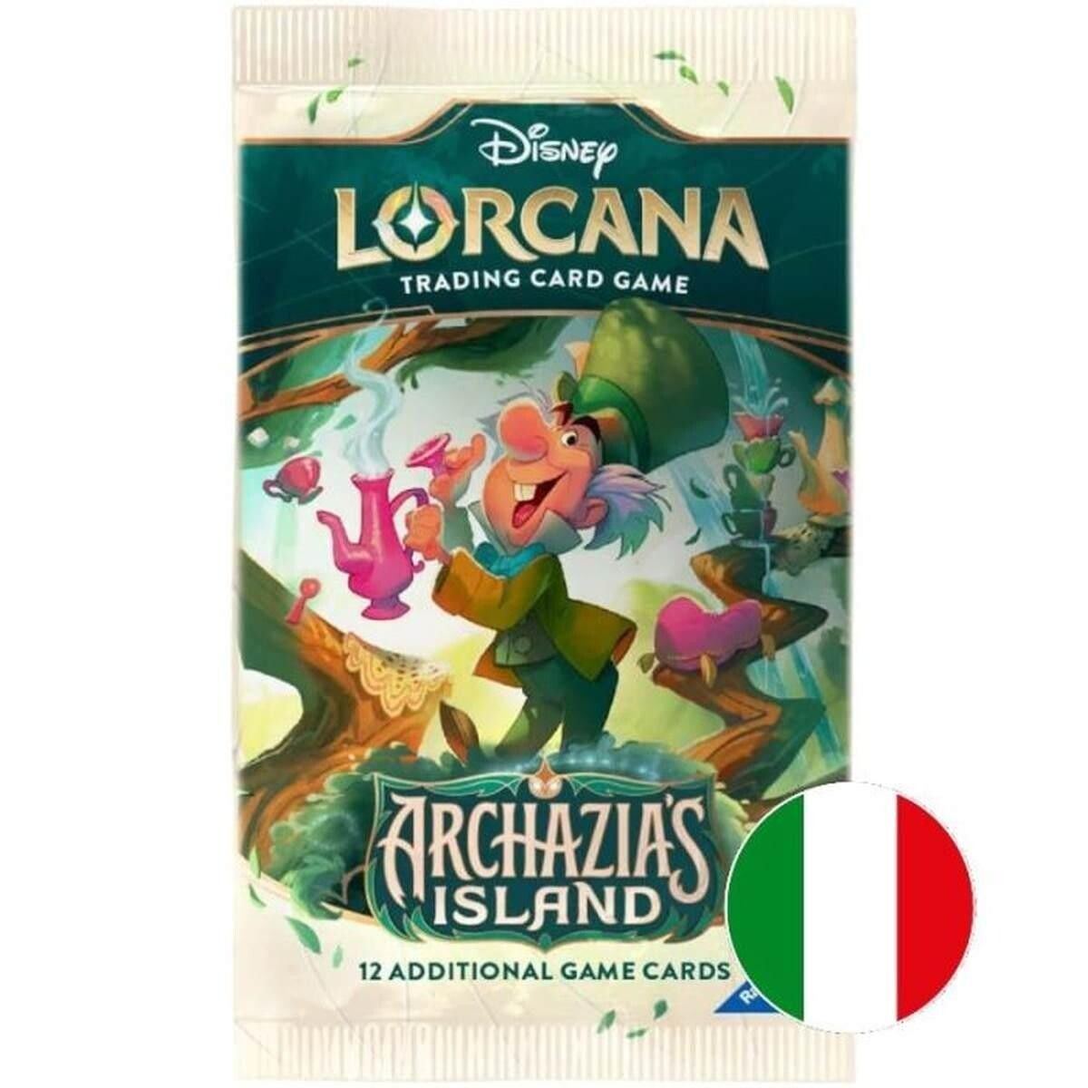 Disney lorcana – l'isola di archazia– bustina da 12 carte – 8+ anni - Lorcana
