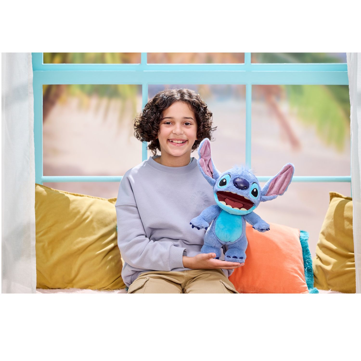Peluche interattivo stitch 30 cm – parlante e reattivo al tocco - Disney Stitch