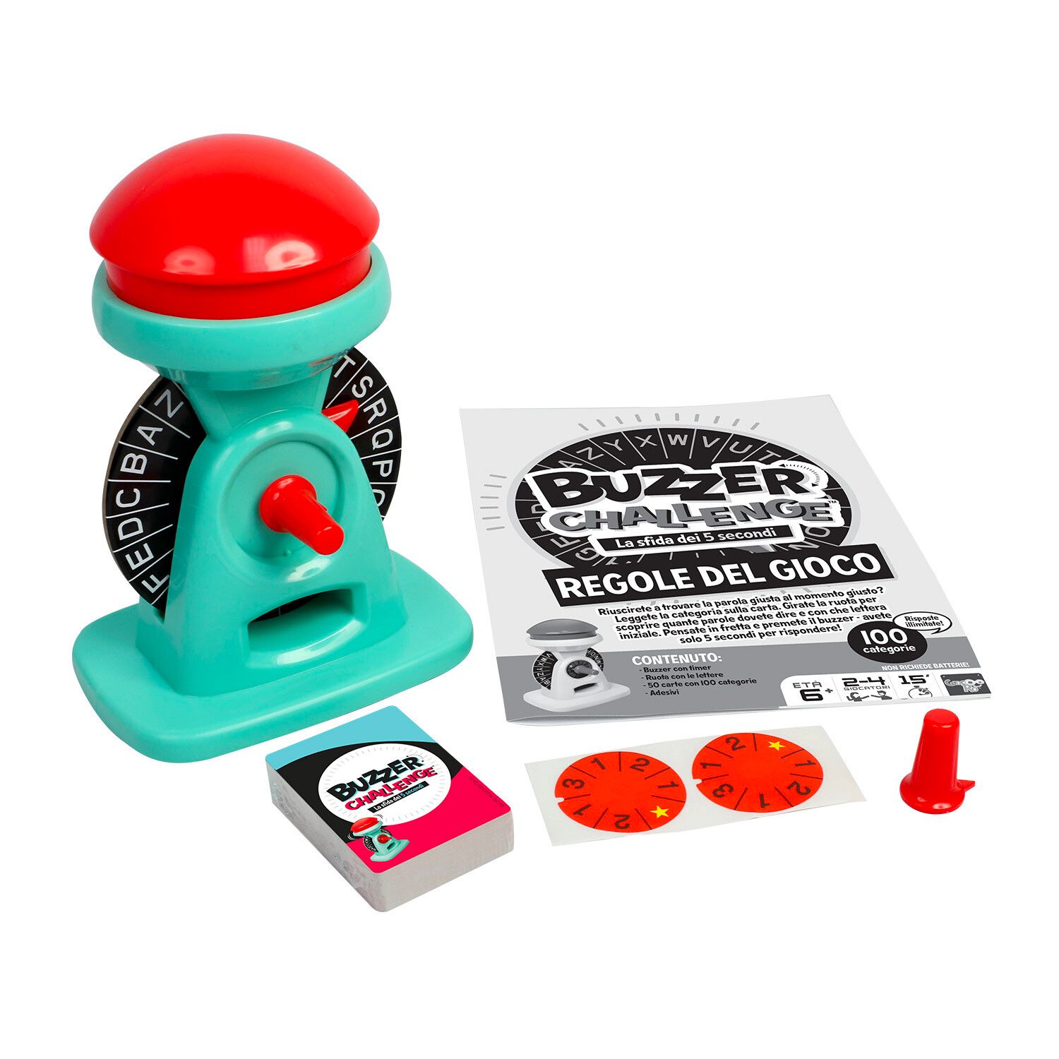 Buzzer challenge - giocoro' - gioco da tavolo per tutta la famiglia - ROCCO GIOCATTOLI