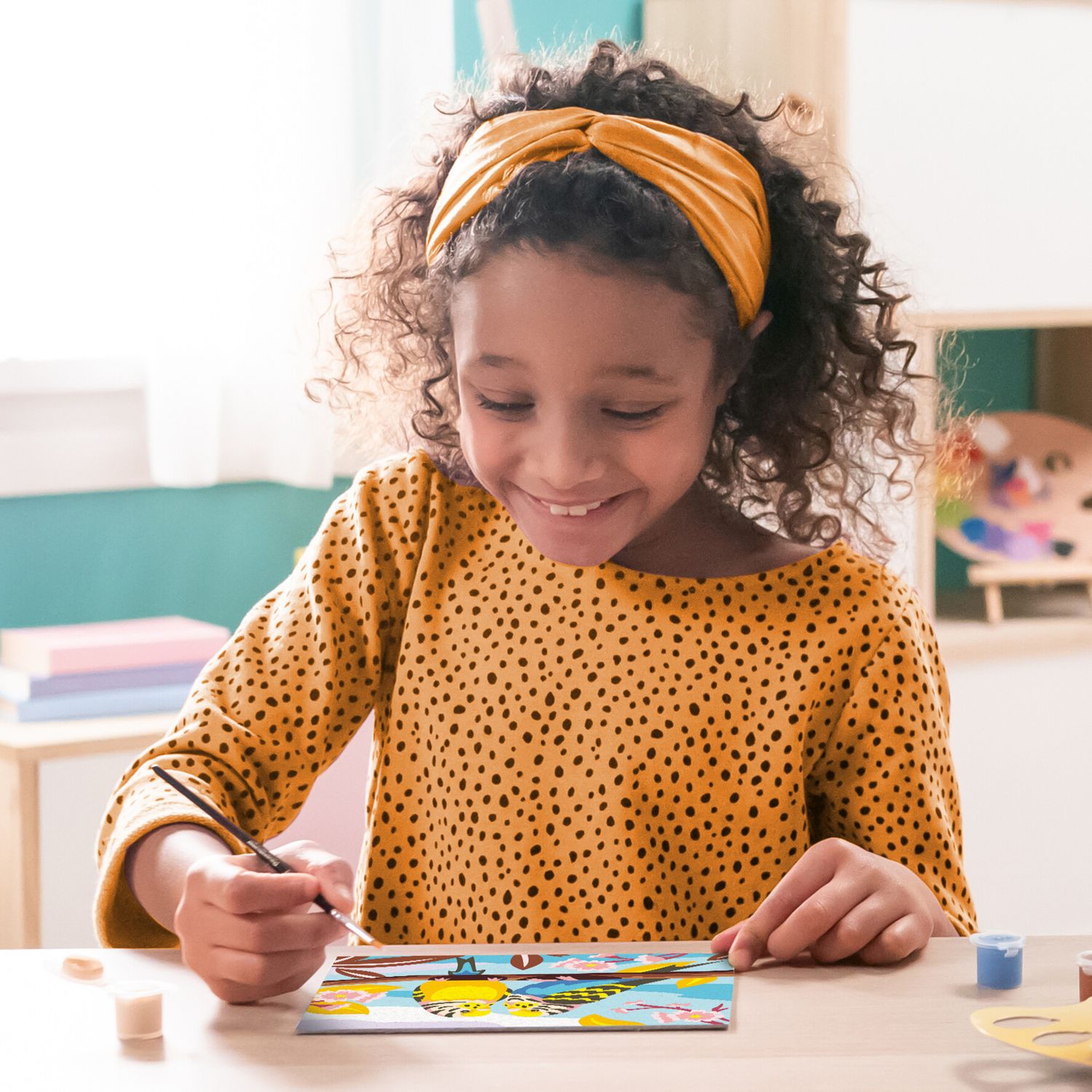 Ravensburger creart - gli inseparabili - kit di disegno con colori e pennello, 9+ anni - RAVENSBURGER