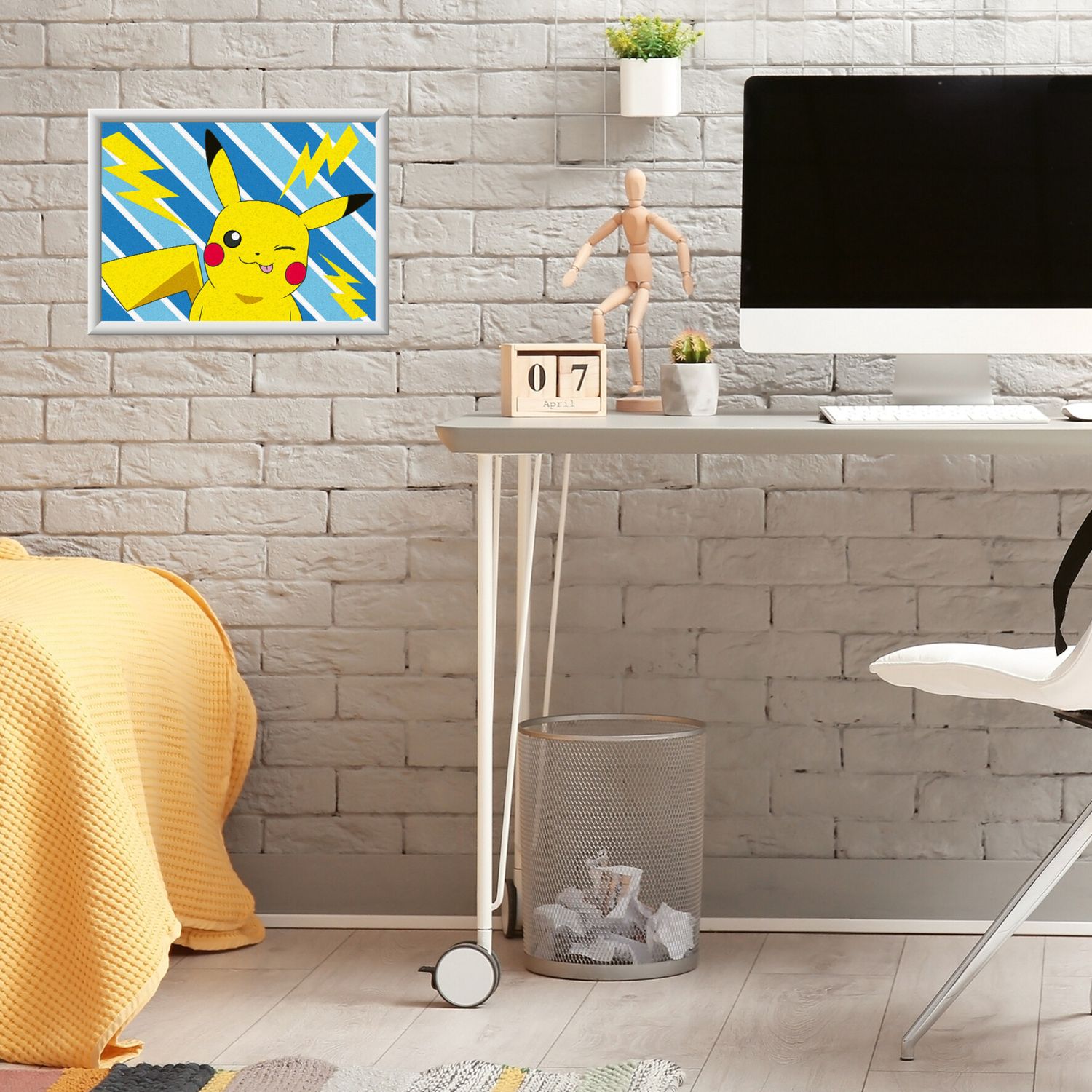 Ravensburger creart - pokémon pikachu - dipingi con i numeri, idea regalo 9+ anni - POKEMON