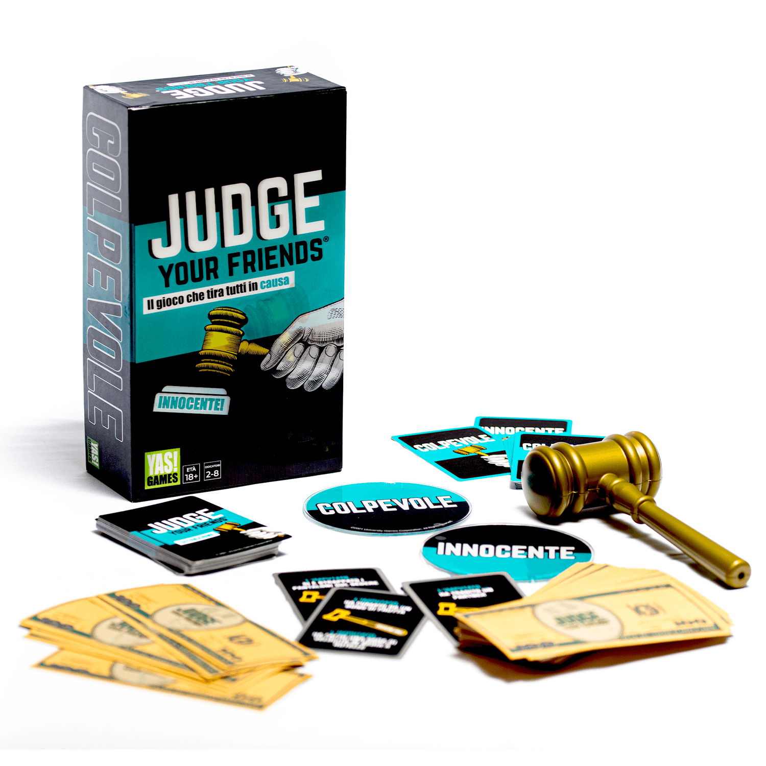 Judge your friends - yas!games - l'unico in italiano - ROCCO GIOCATTOLI