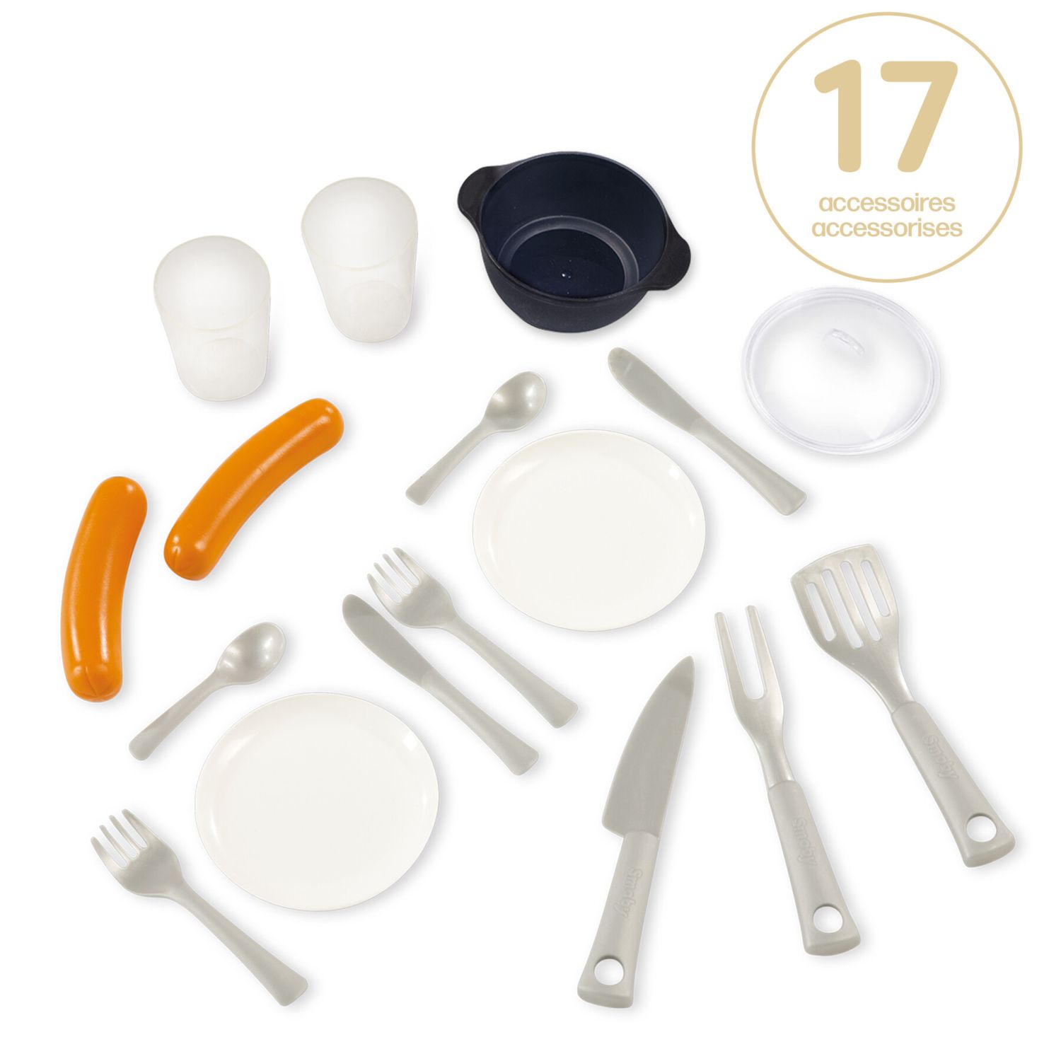 Cucina estiva smoby life per casette - accessori inclusi, gioco creativo - SMOBY