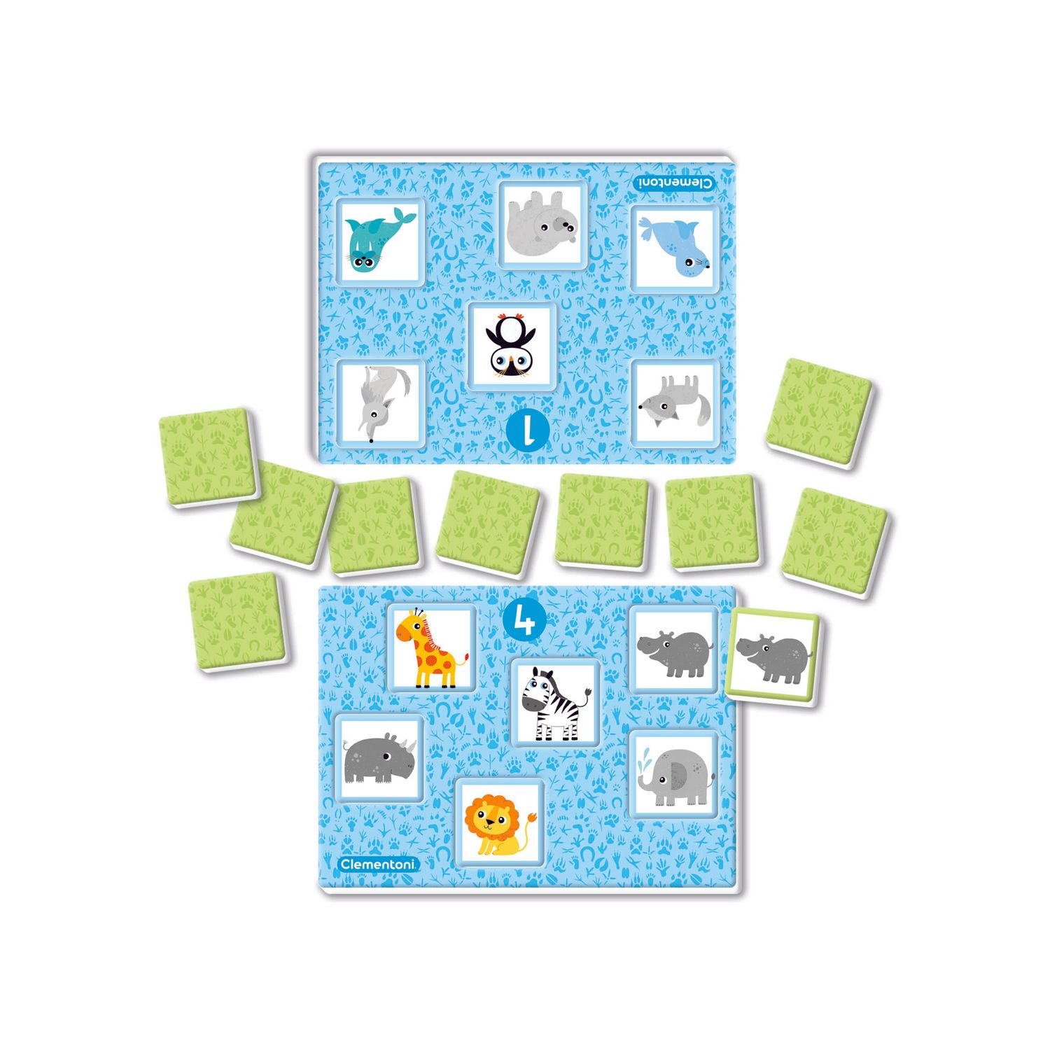 Clementoni tombola degli animali 16842 – gioco tradizionale tombola per bambini - SAPIENTINO