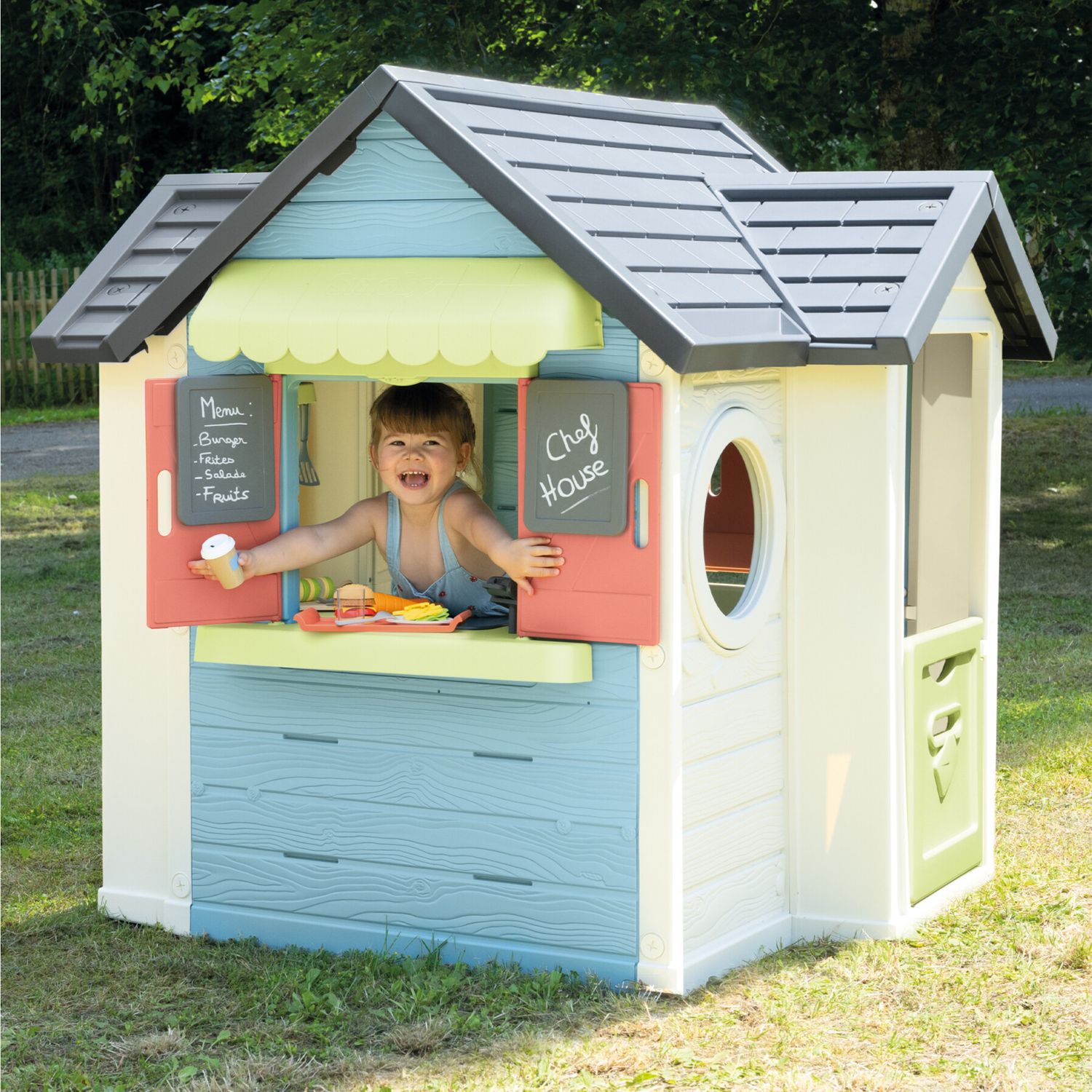 Casetta per bambini smoby life chef house – gioco da cucina e mercato per bambini 2+ - SMOBY
