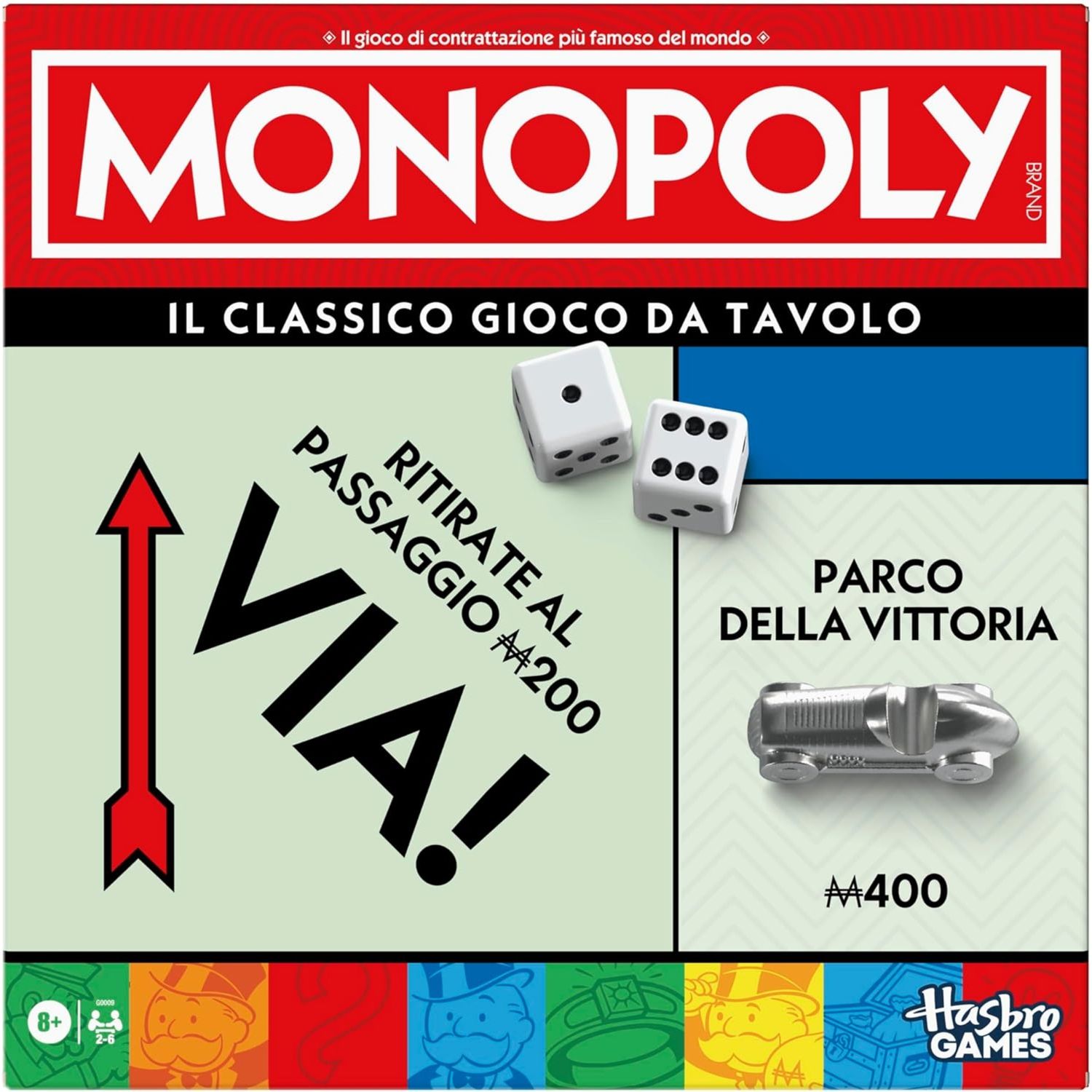 Monopoly classico edizione 2025: il classico gioco da tavolo di affari e investimenti – 2-6 giocatori – 8+ - MONOPOLY