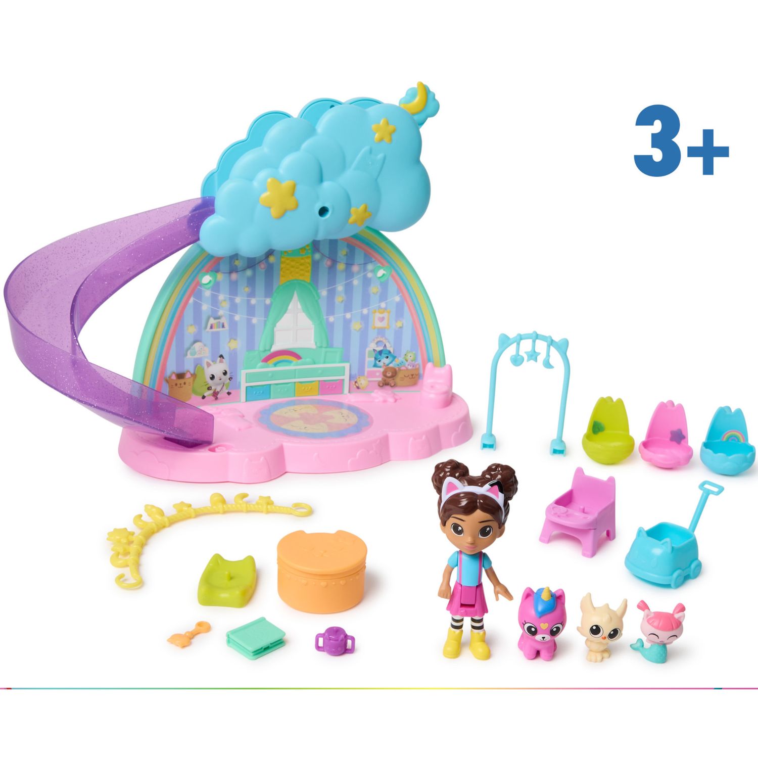 Gabby’s dollhouse stanza dei giochi dell’asilo – giocattolo interattivo gabby’s dollhouse - GABBY