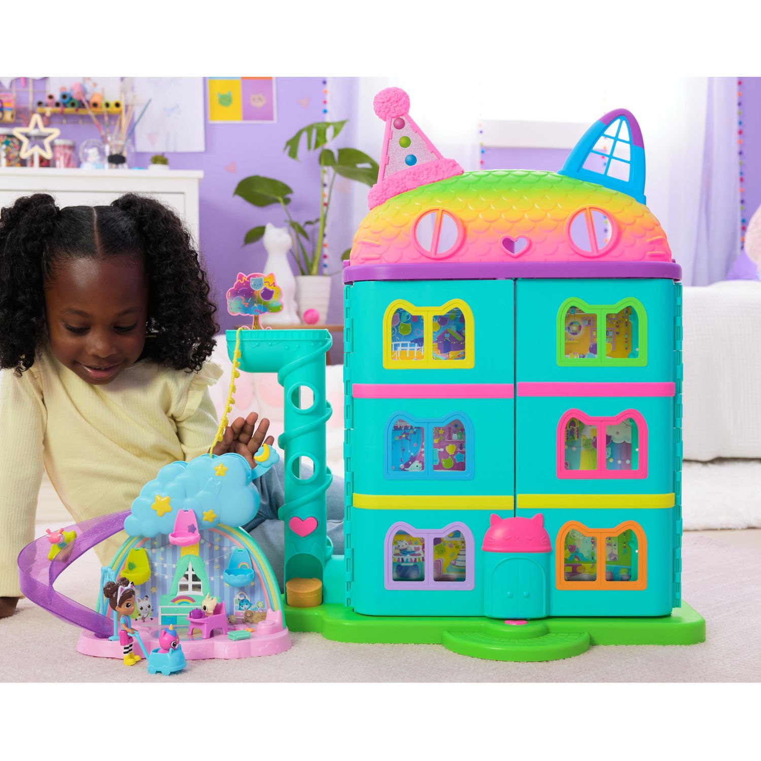 Gabby’s dollhouse stanza dei giochi dell’asilo – giocattolo interattivo gabby’s dollhouse - GABBY